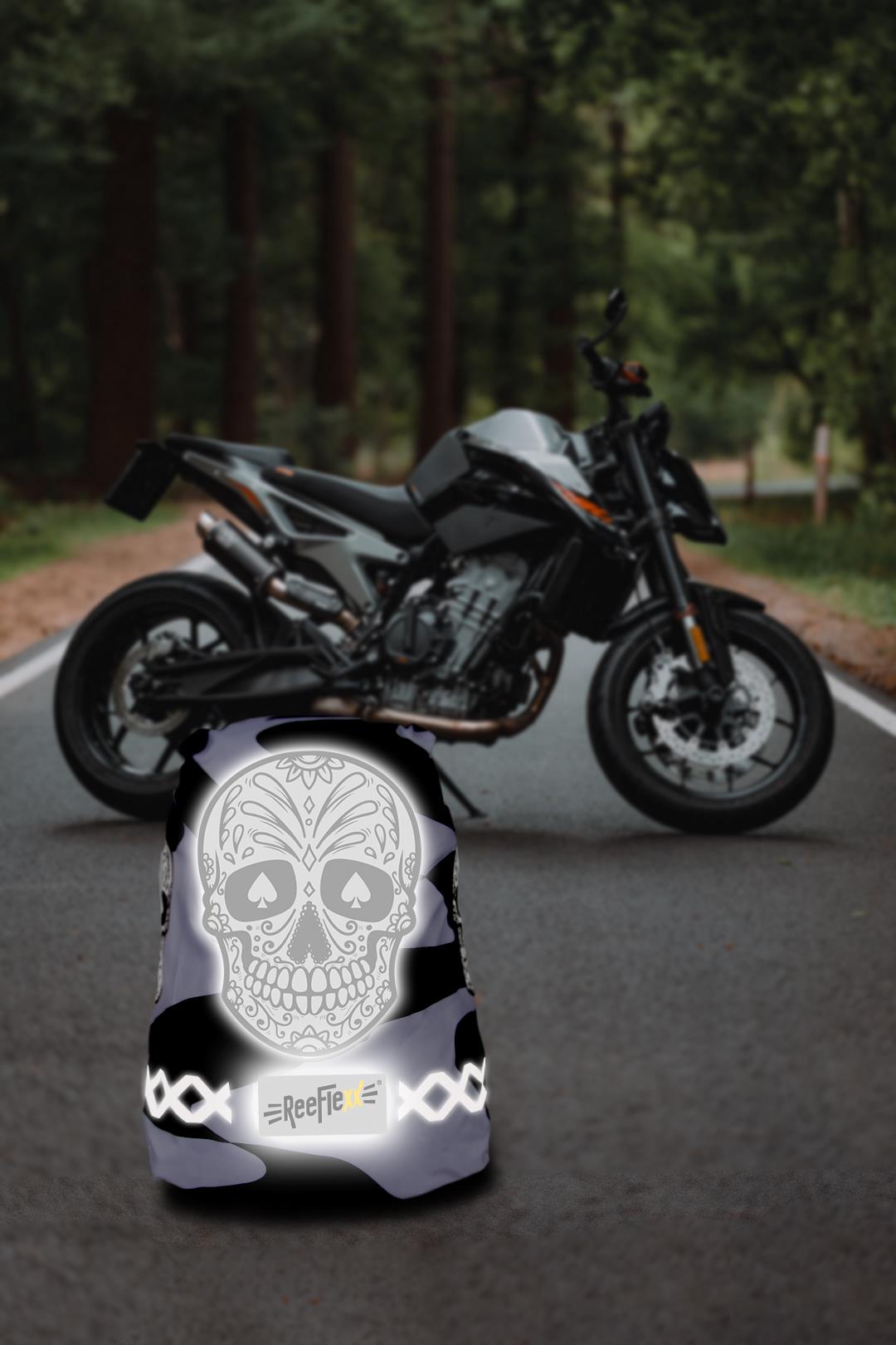 Black White Skull - Cover - Größe M