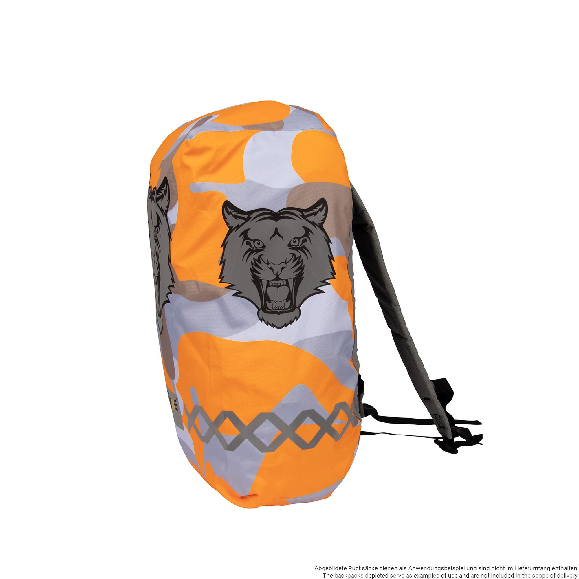 Orange Camou Tiger - Cover - Größe M