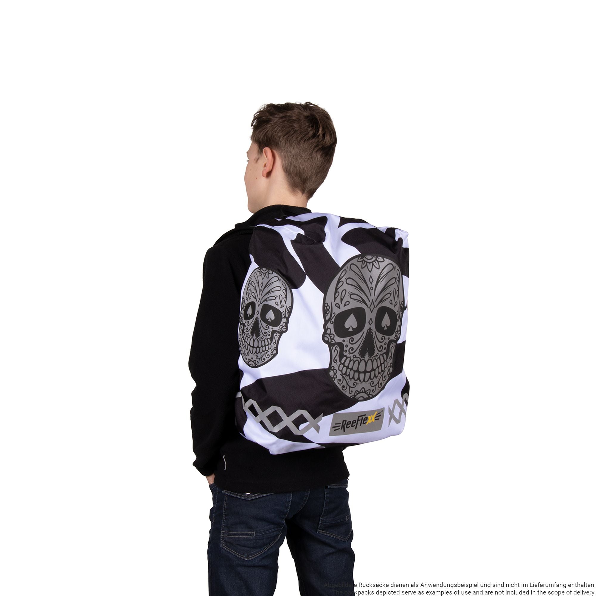 Black White Skull - Cover - Größe M