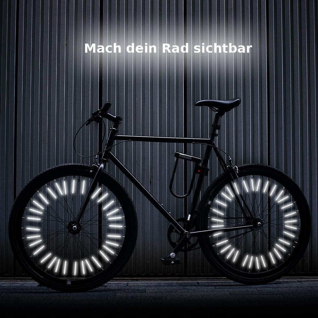 ReeFlexx®-Speichenreflektoren, Silber, 12 Stück