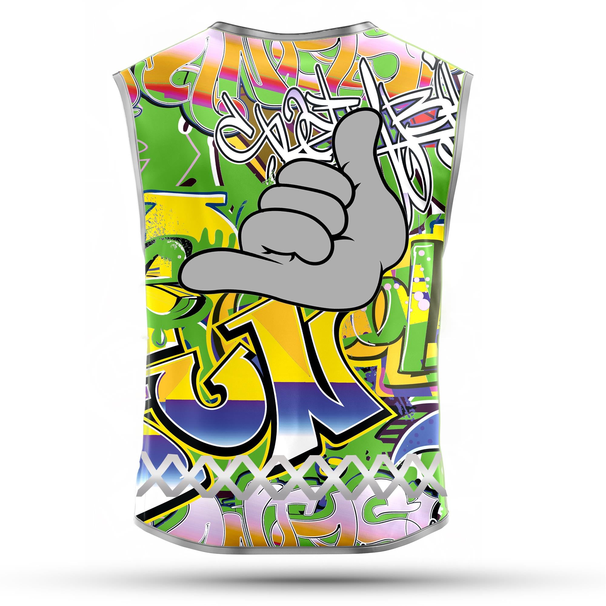 Green Graffiti - Kinderwarnweste
