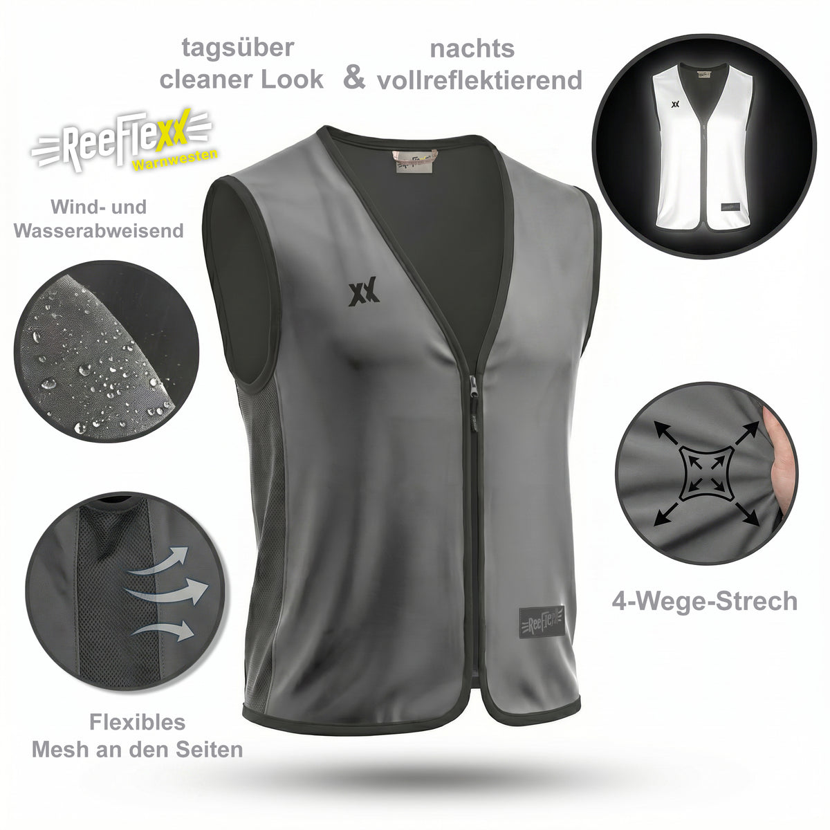 Anthracite Glow Ladies - Damenwarnweste