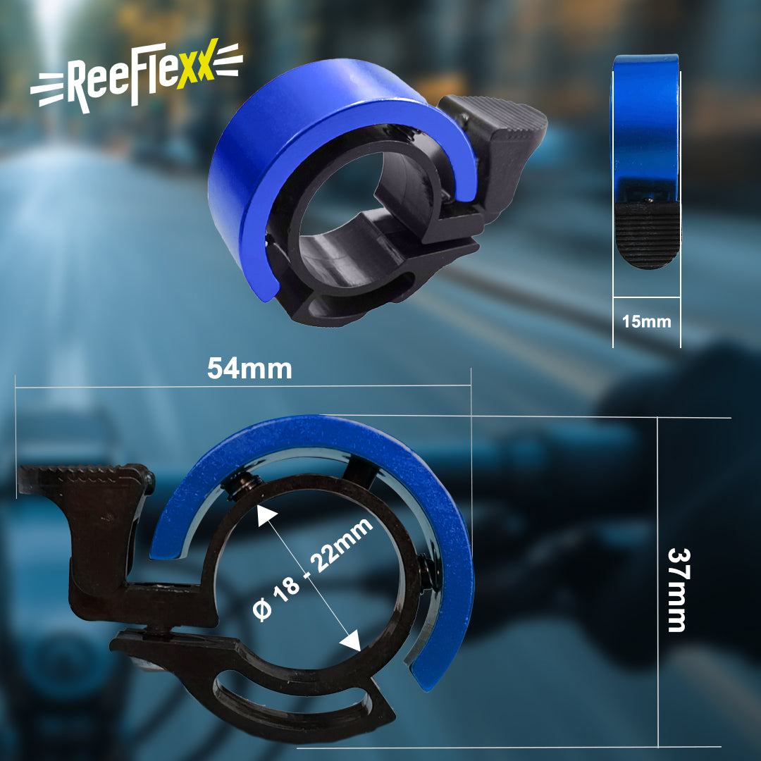 Fahrradklingel Glocke Aluminium blue