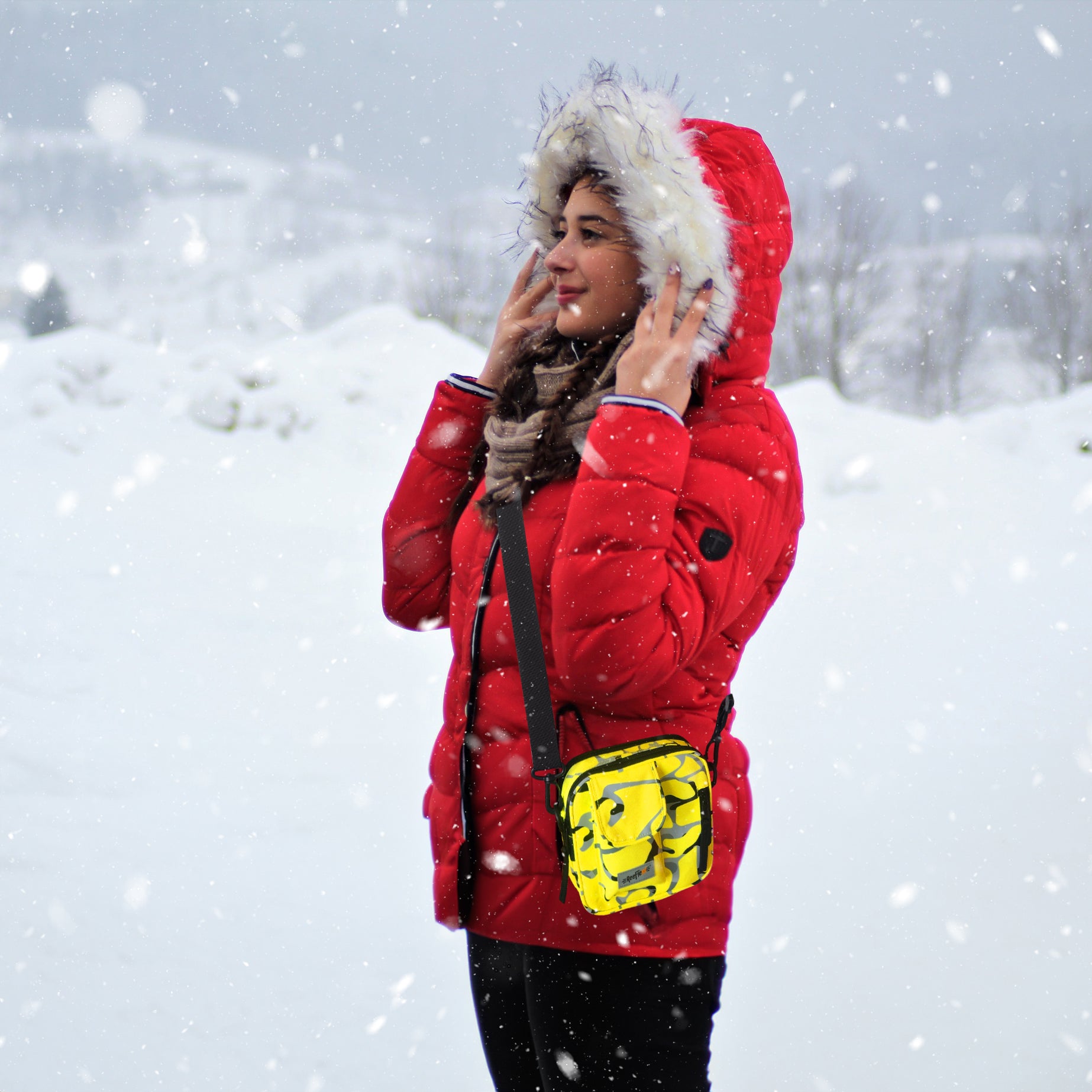 Cross Bag - Yellow Camou