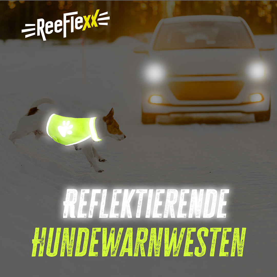 Hundewarnweste - Neon Gelb - Größe M