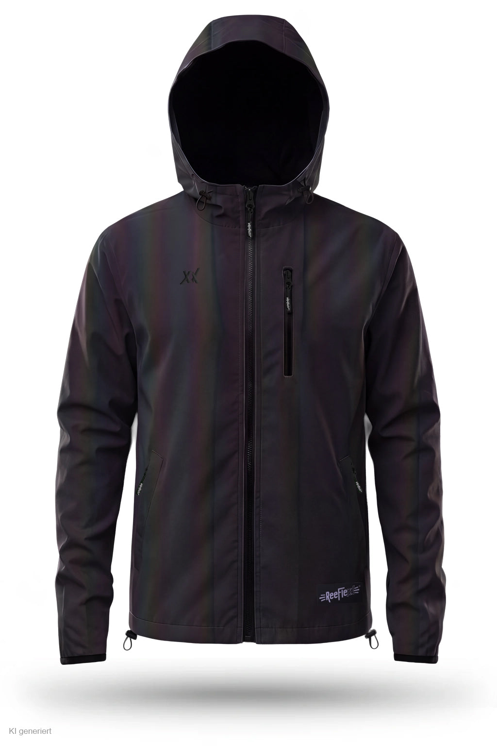 Black Rainbow Jacket - Ladies