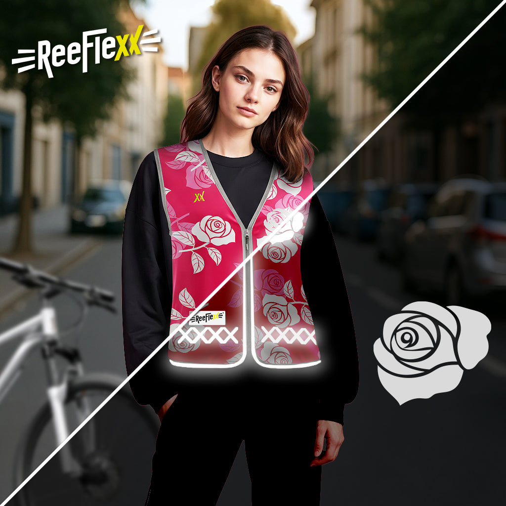 Magenta Rose - Damenwarnweste