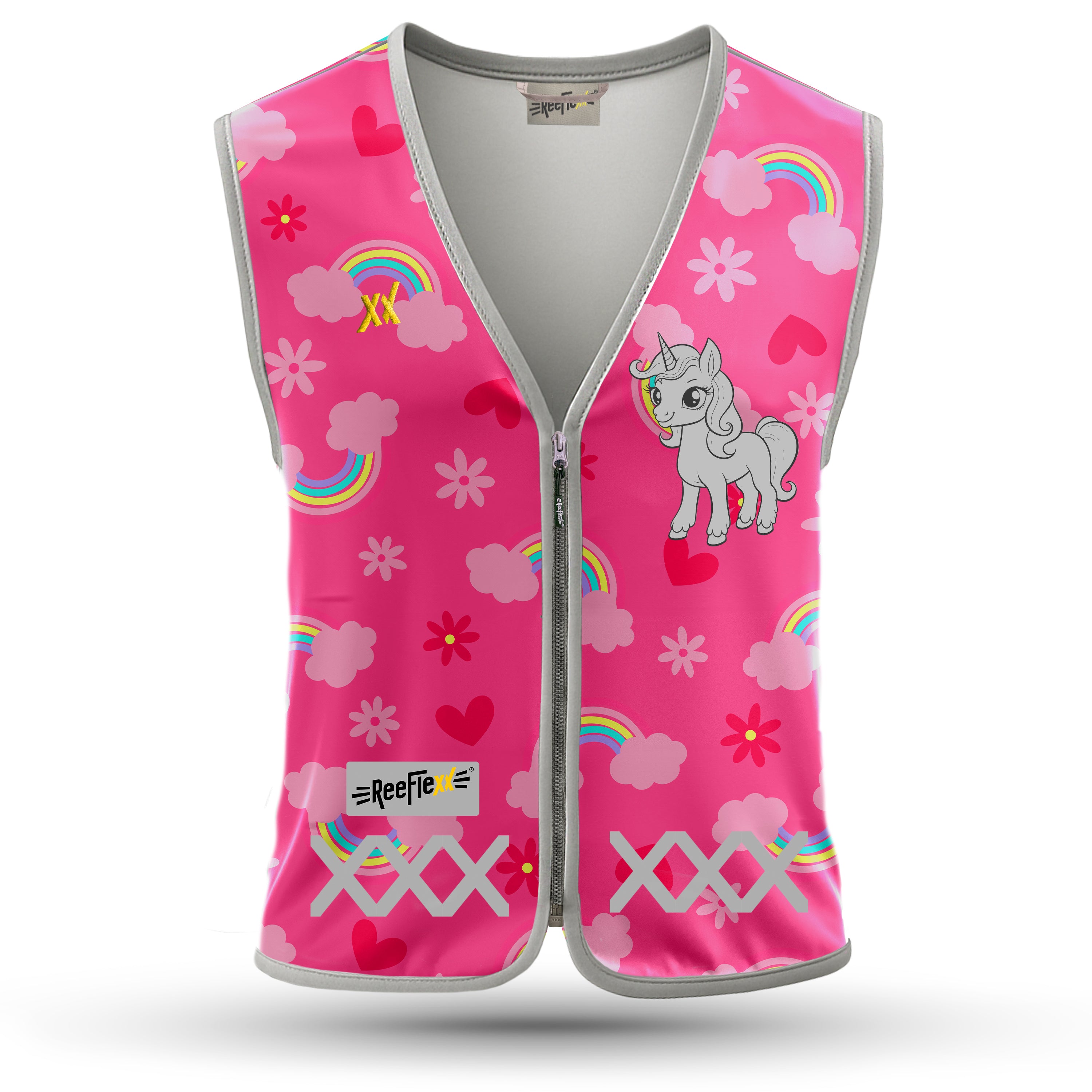 Pink Unicorn - Kinderwarnweste