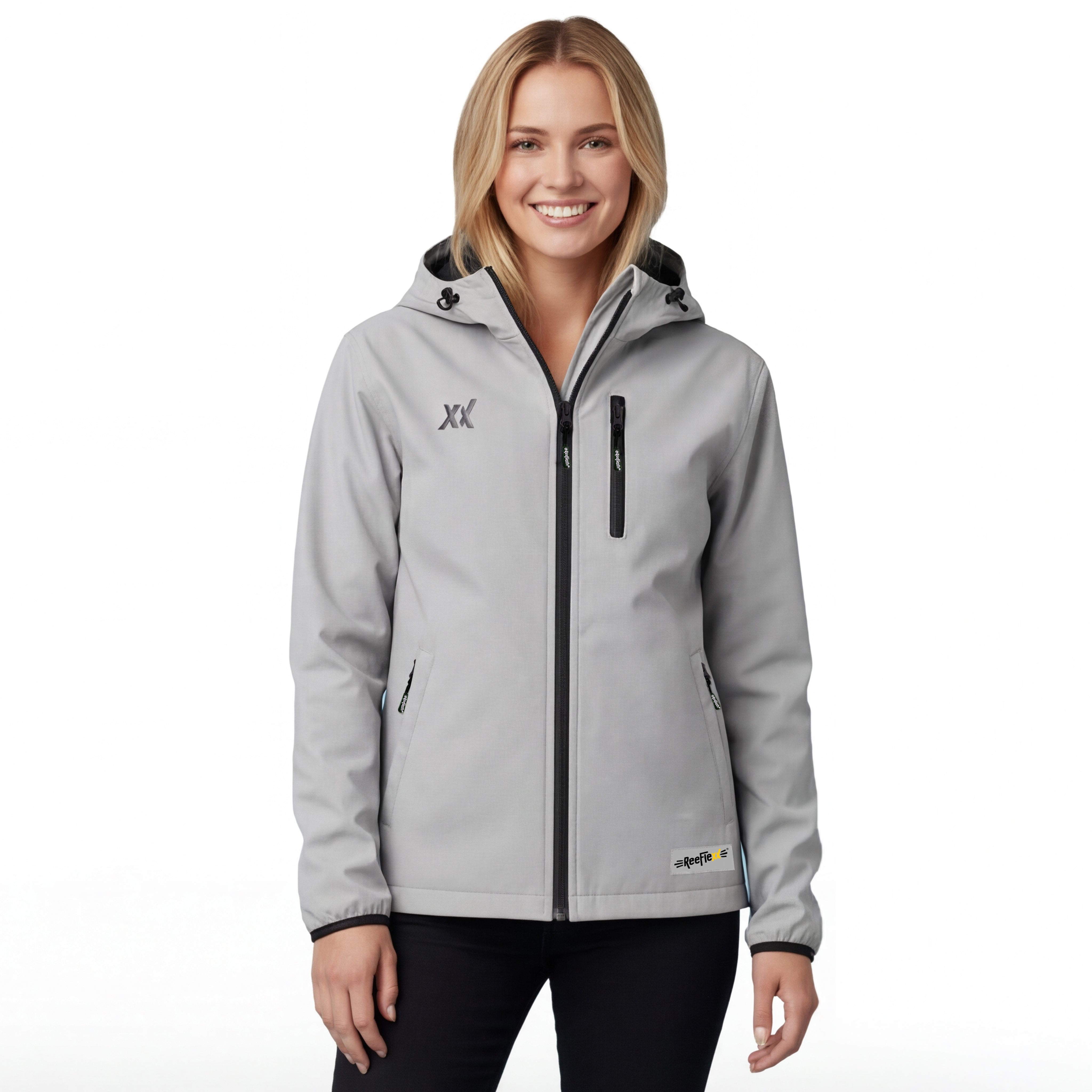 "Silver Glow" fully reflective jacket - Ladies