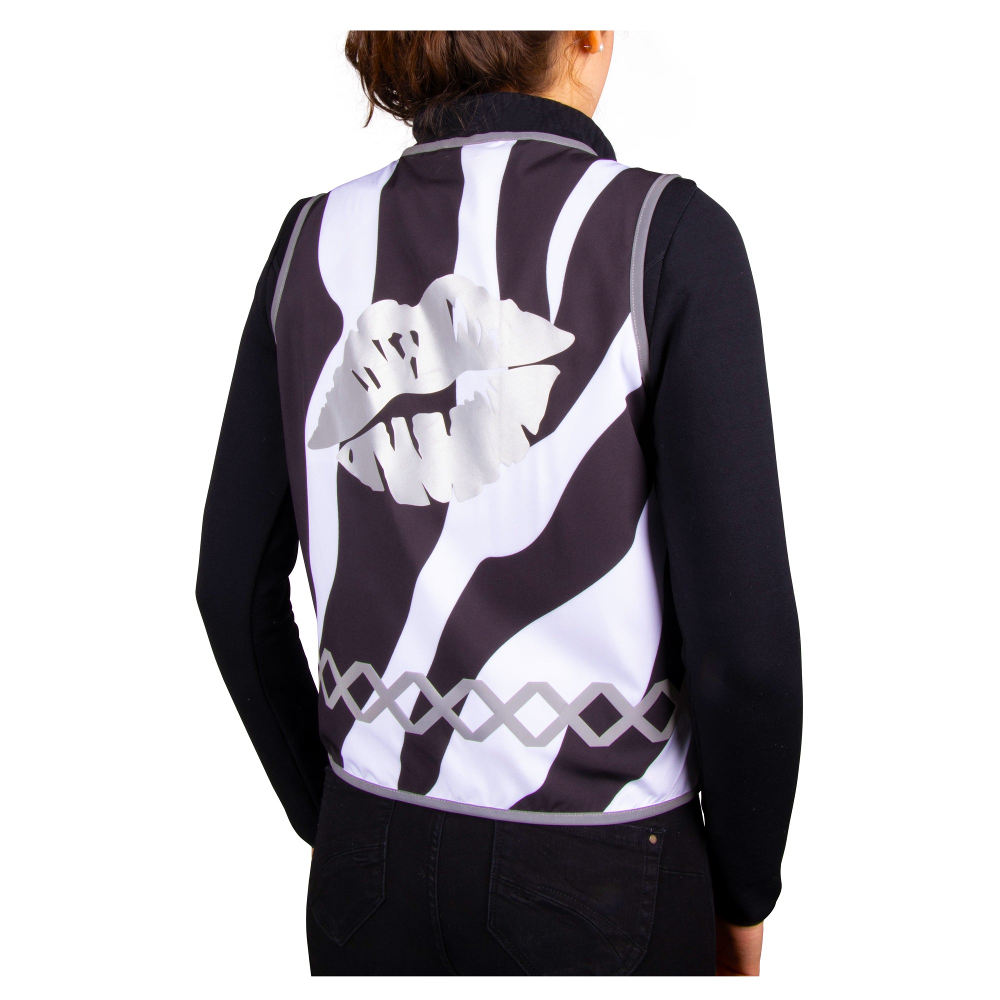 Wild Zebra Kiss - Damenwarnweste