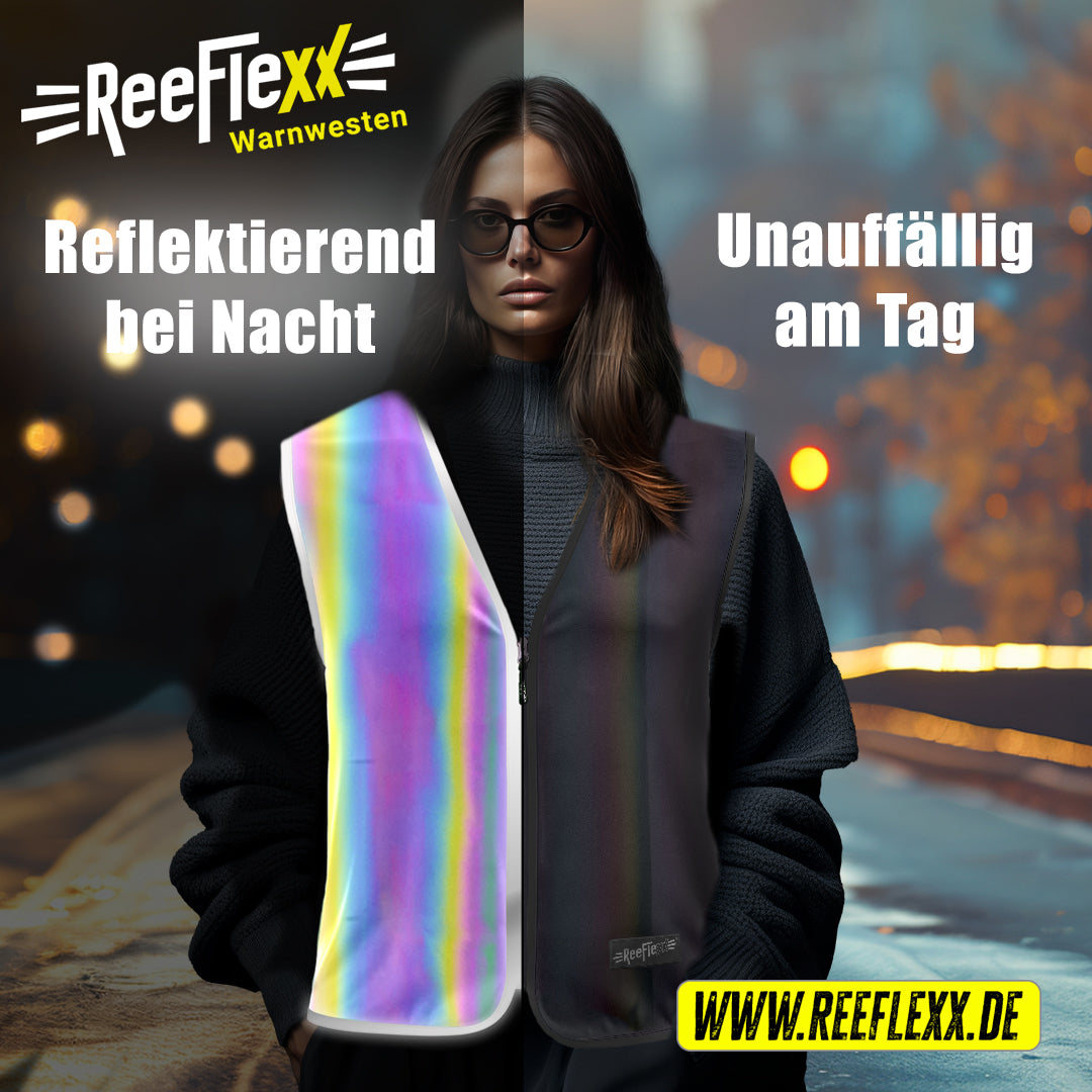 Black Rainbow - Damenwarnweste