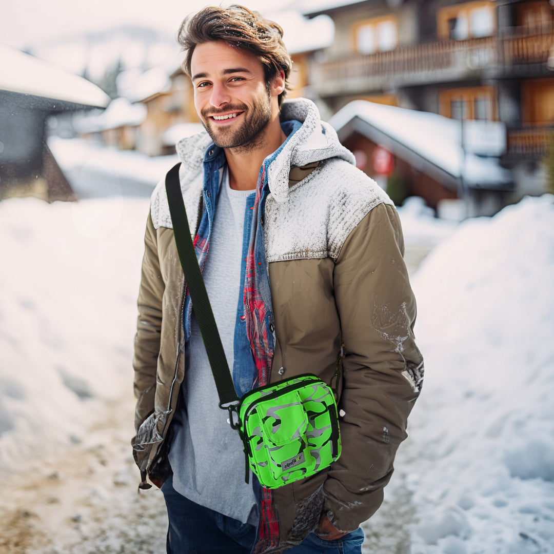 Cross Bag - Green Camou