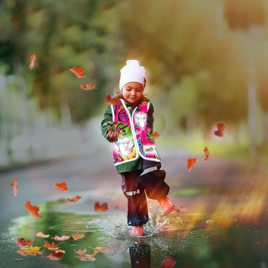 Graffiti Tongue - Kinderwarnweste