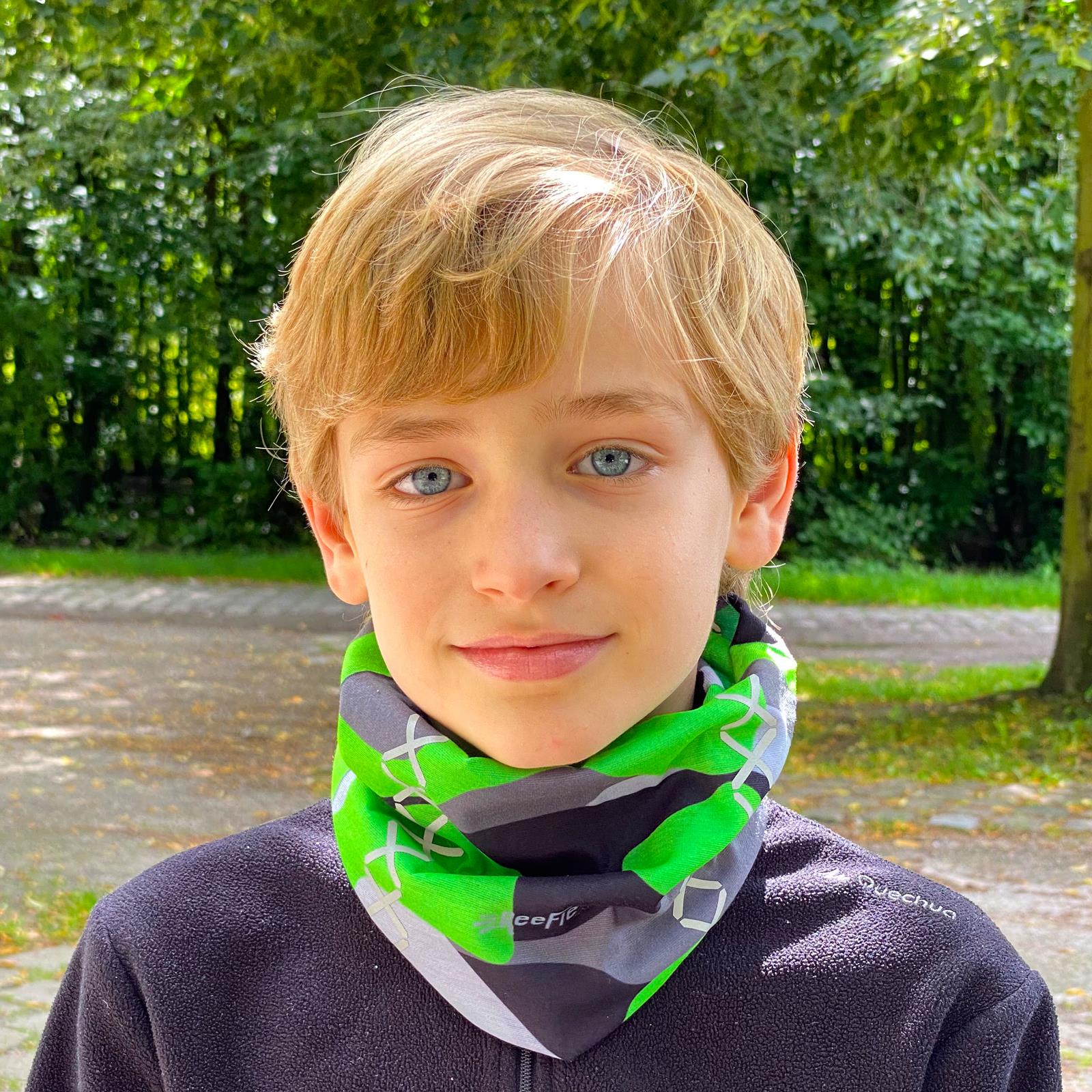 Green Camou Loop - Kids