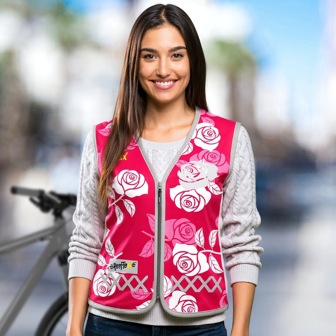 Magenta Rose - Damenwarnweste