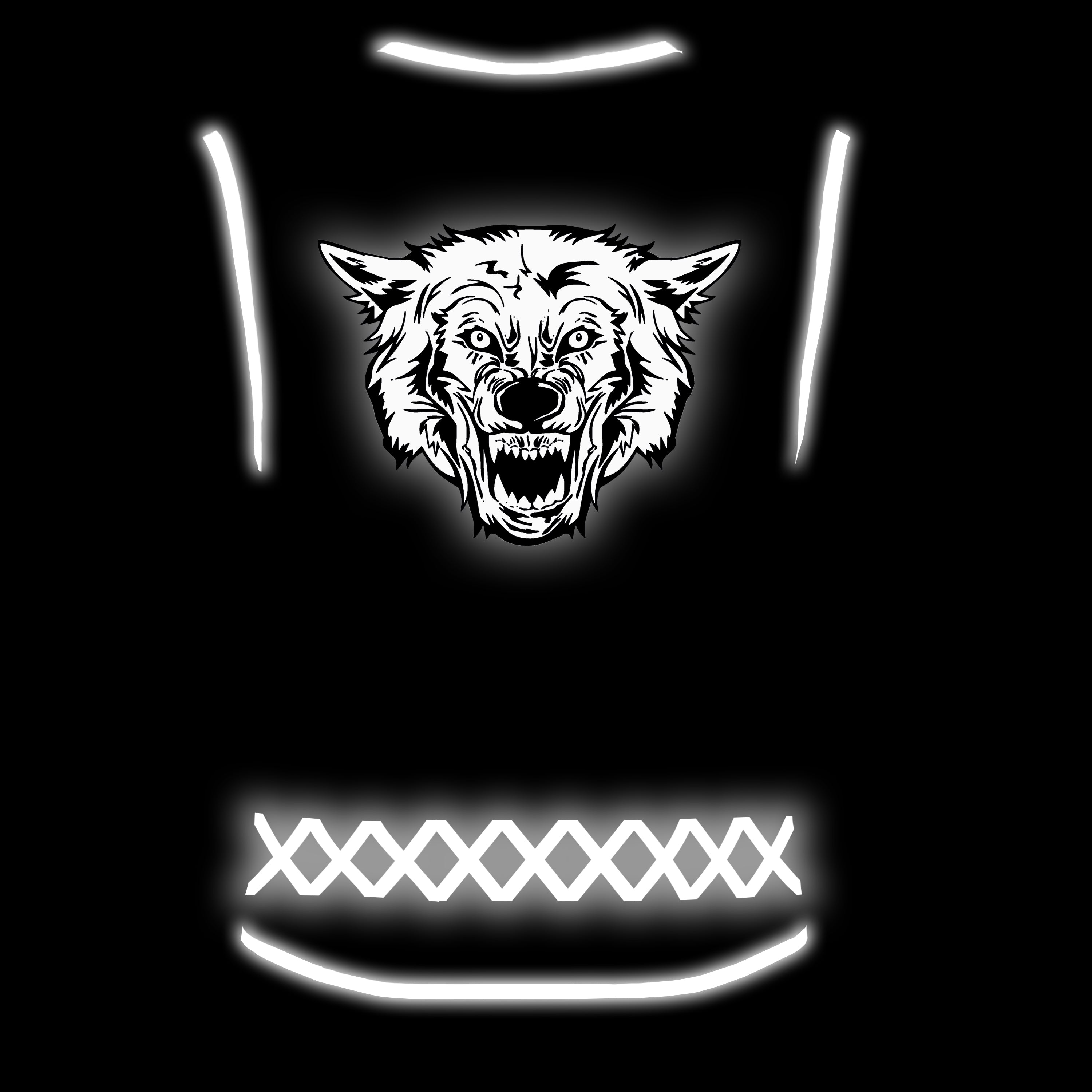 Green Camou Wolf - Herrenwarnweste