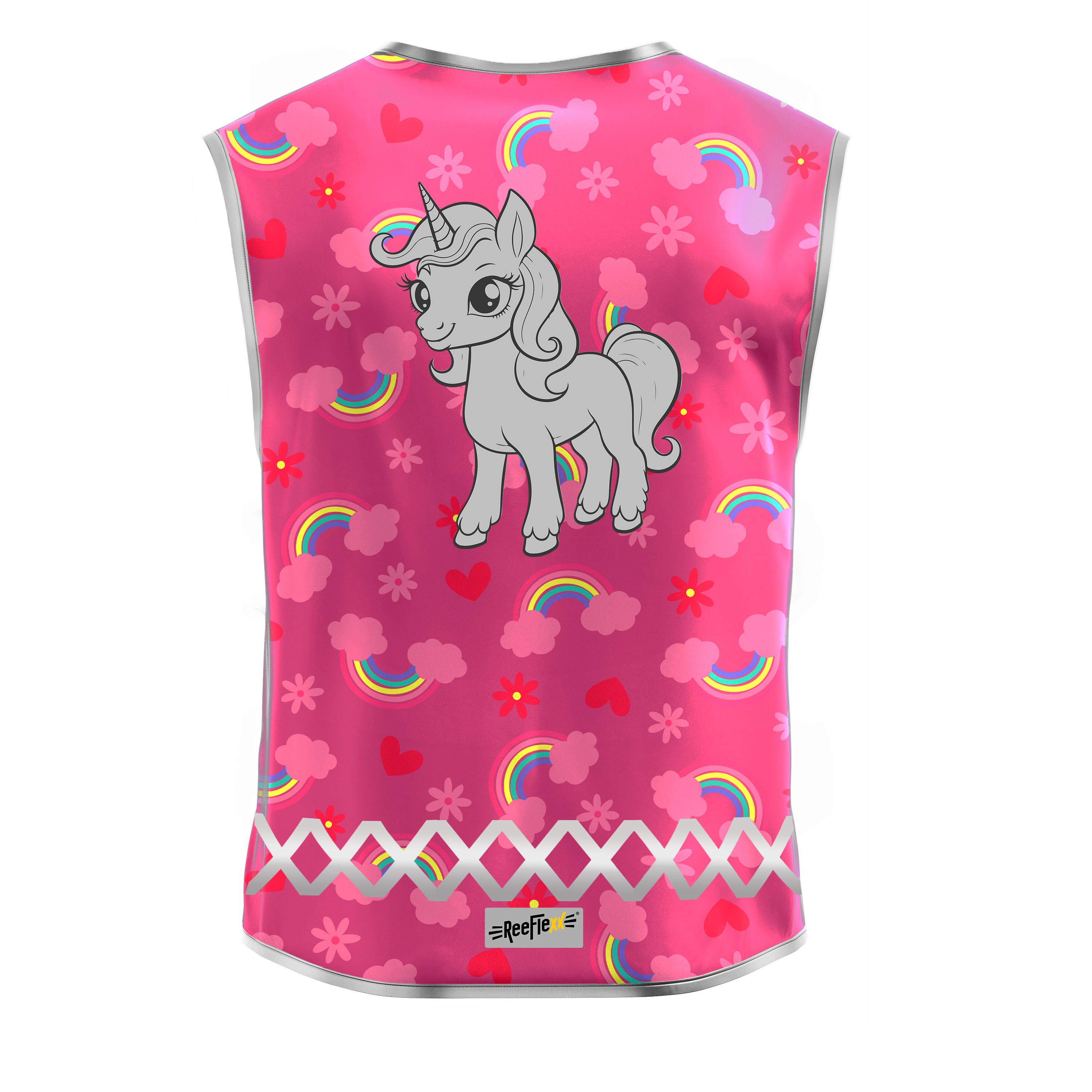 Pink Unicorn - Kinderwarnweste