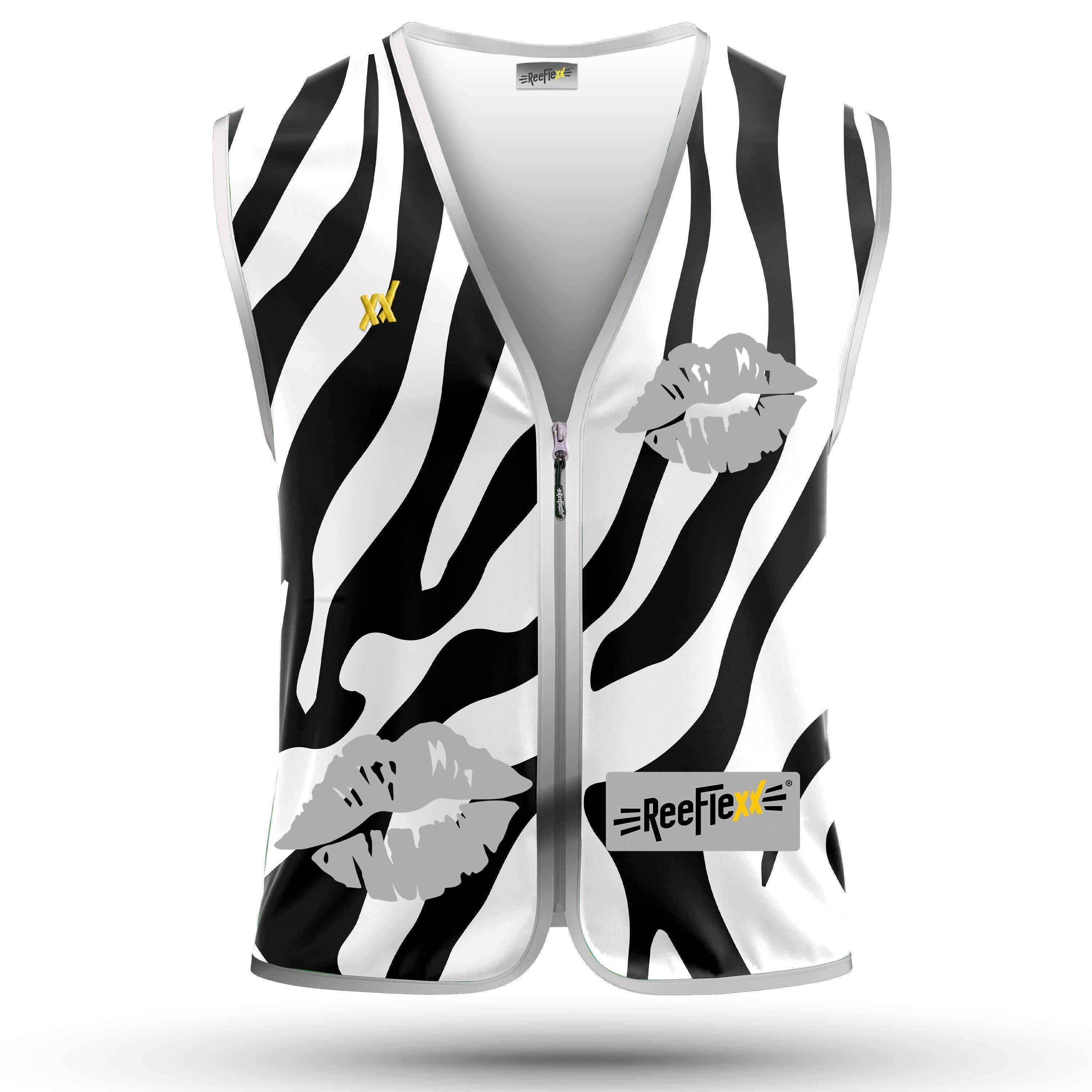 Wild Zebra Kiss - Damenwarnweste