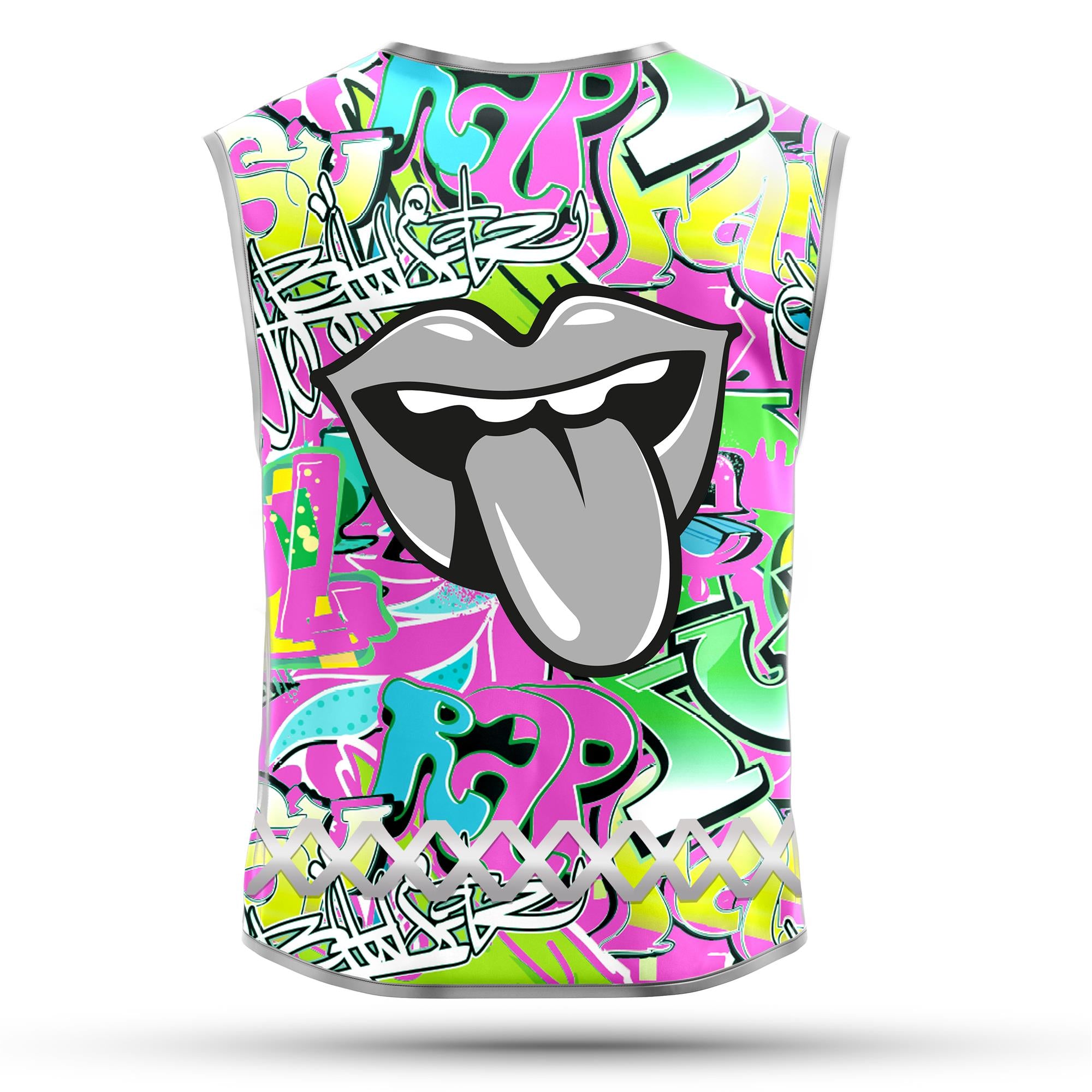 Graffiti Tongue - Kinderwarnweste