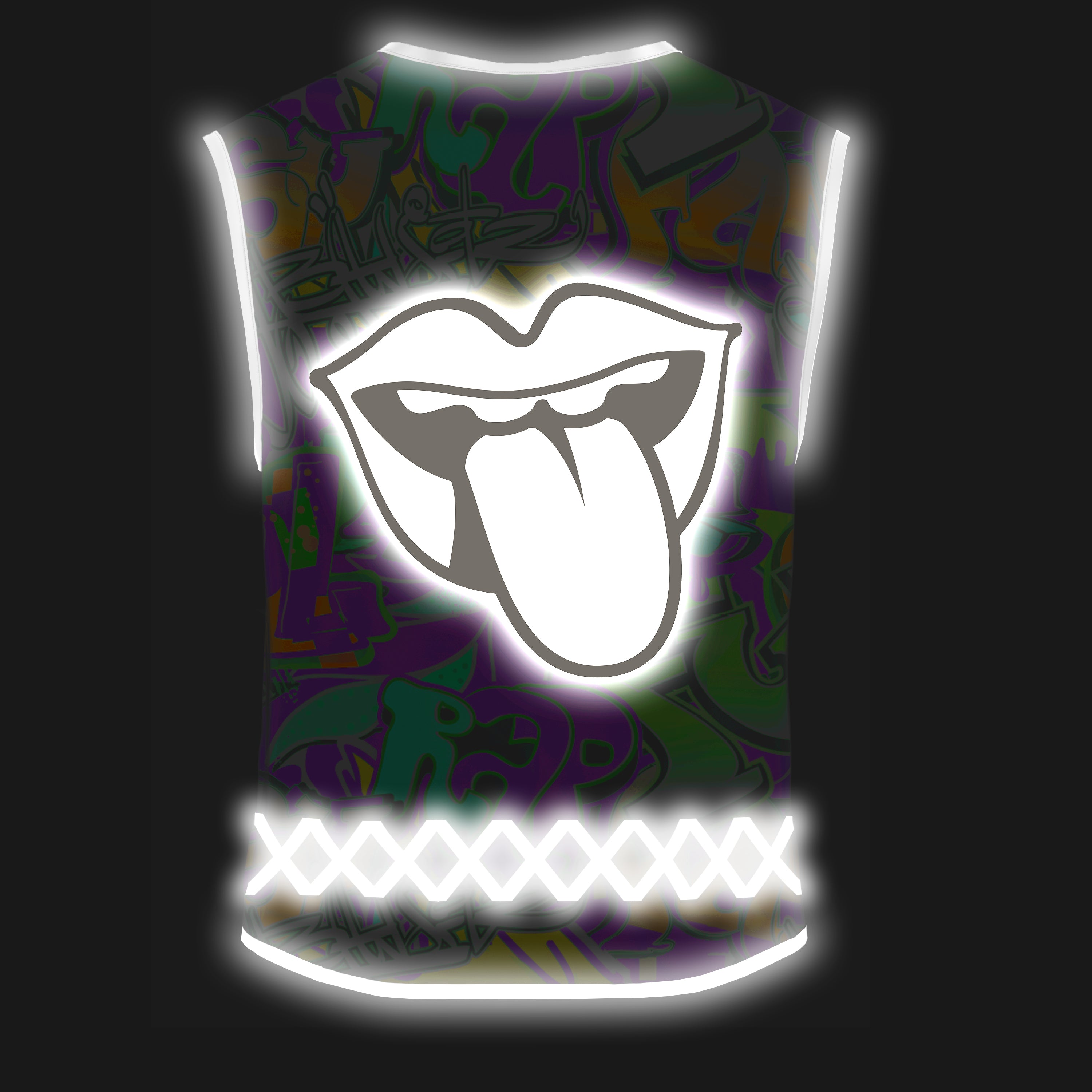 Graffiti Tongue - Kinderwarnweste