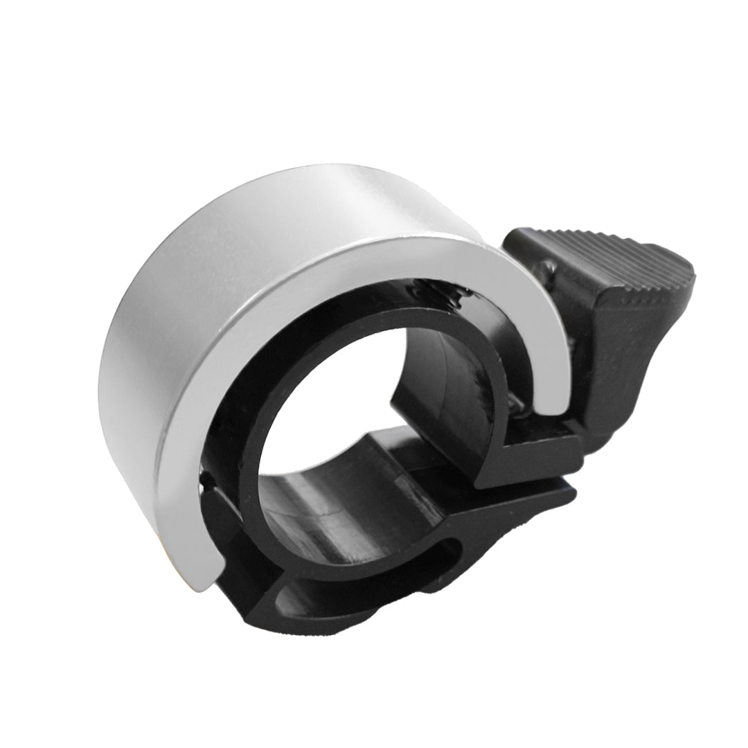 Fahrradklingel Glocke Aluminium silver