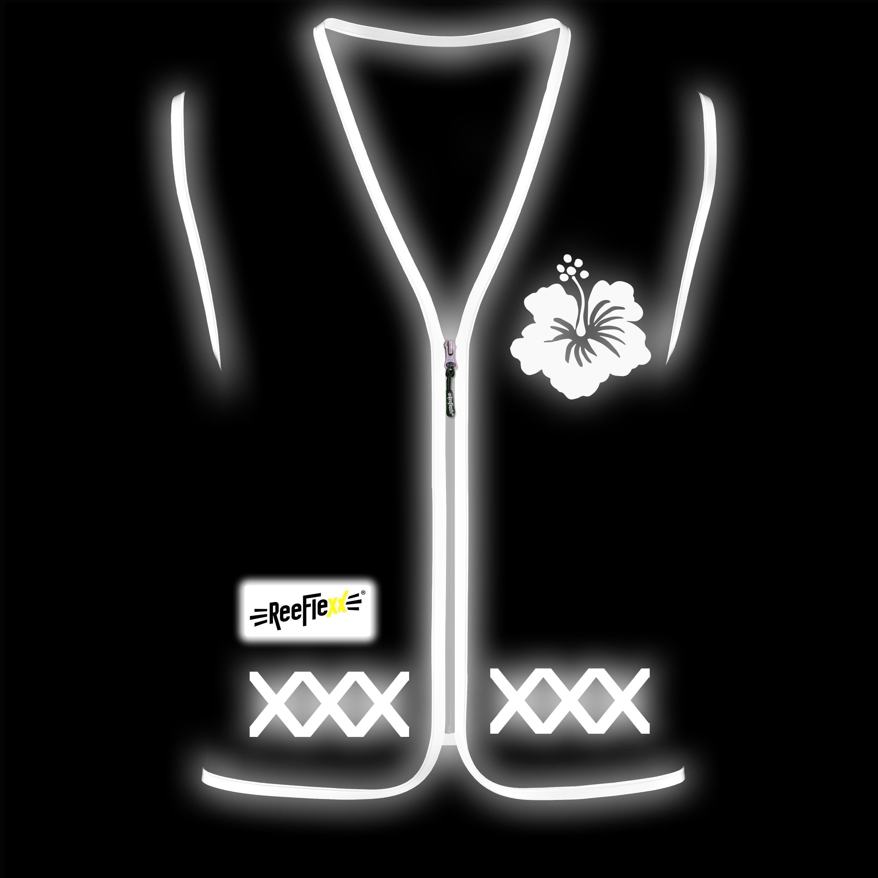 Pink Hibiscus - Damenwarnweste