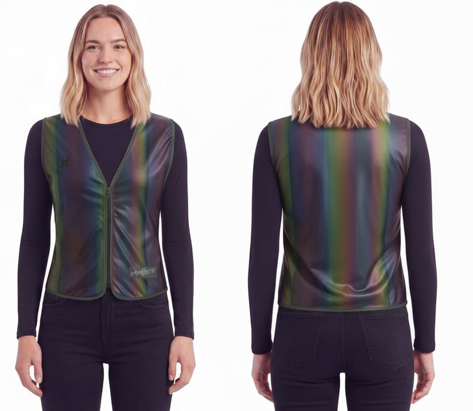 Black Rainbow - Damenwarnweste