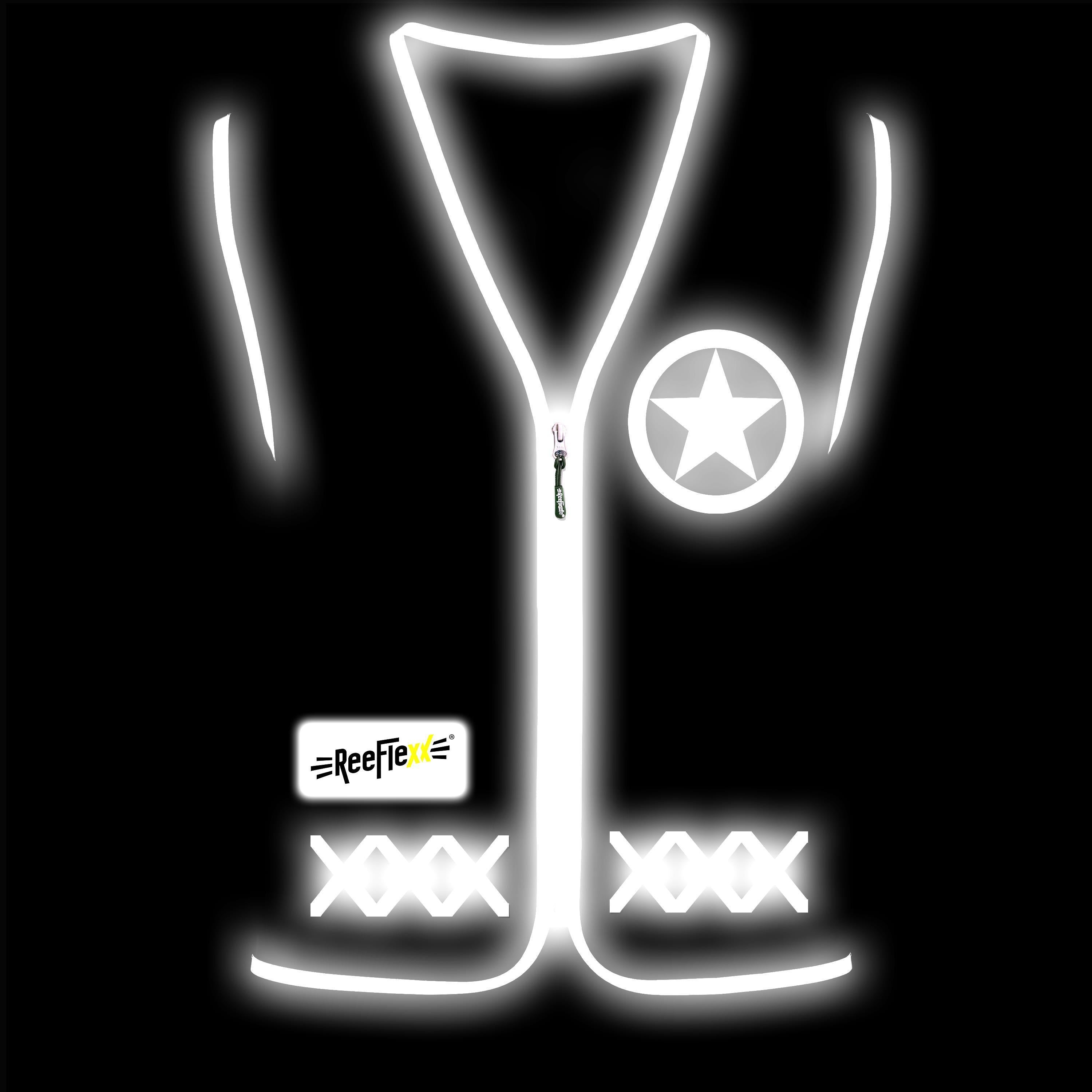 Pink Camou Star - Damenwarnweste