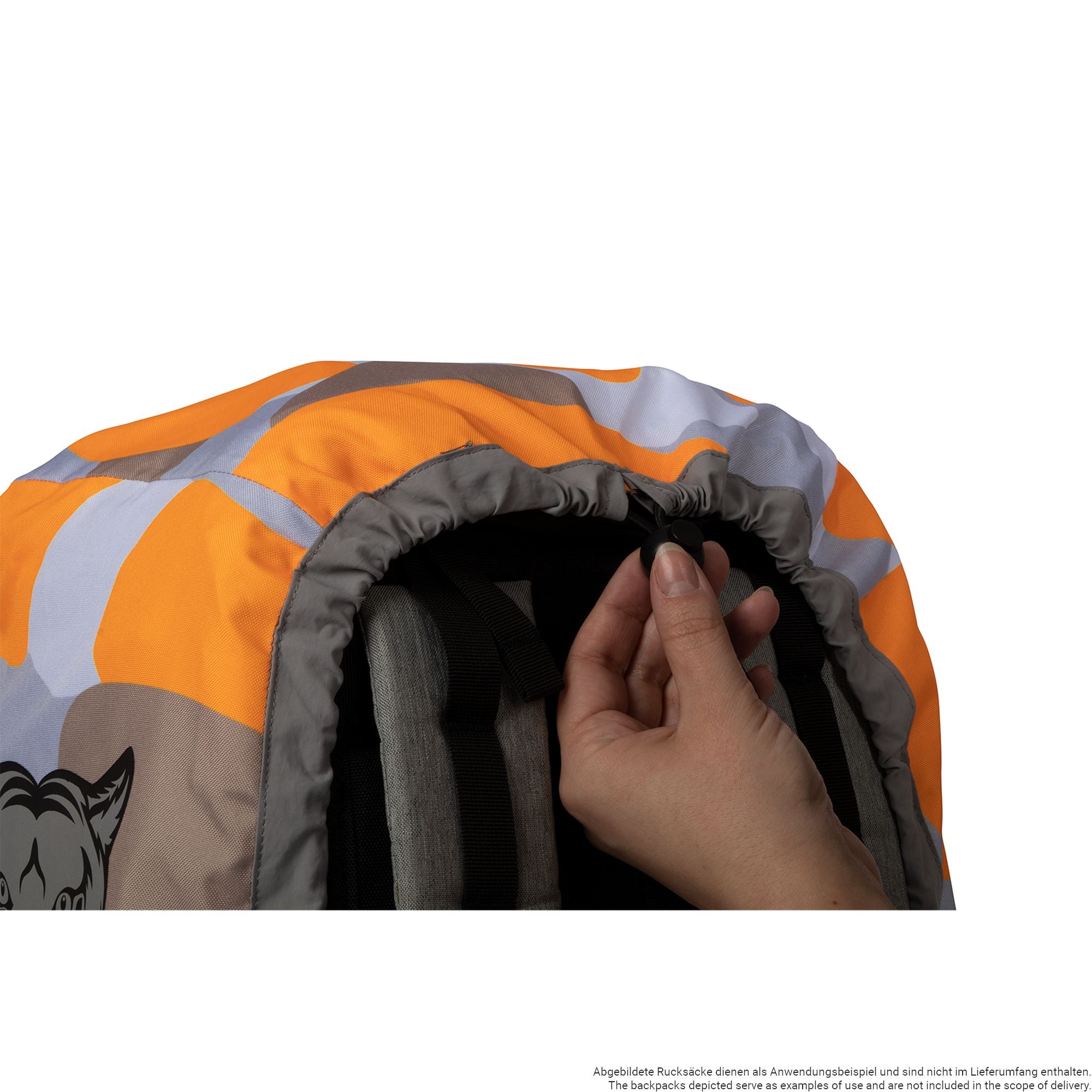 Orange Camou Tiger - Cover - Größe M