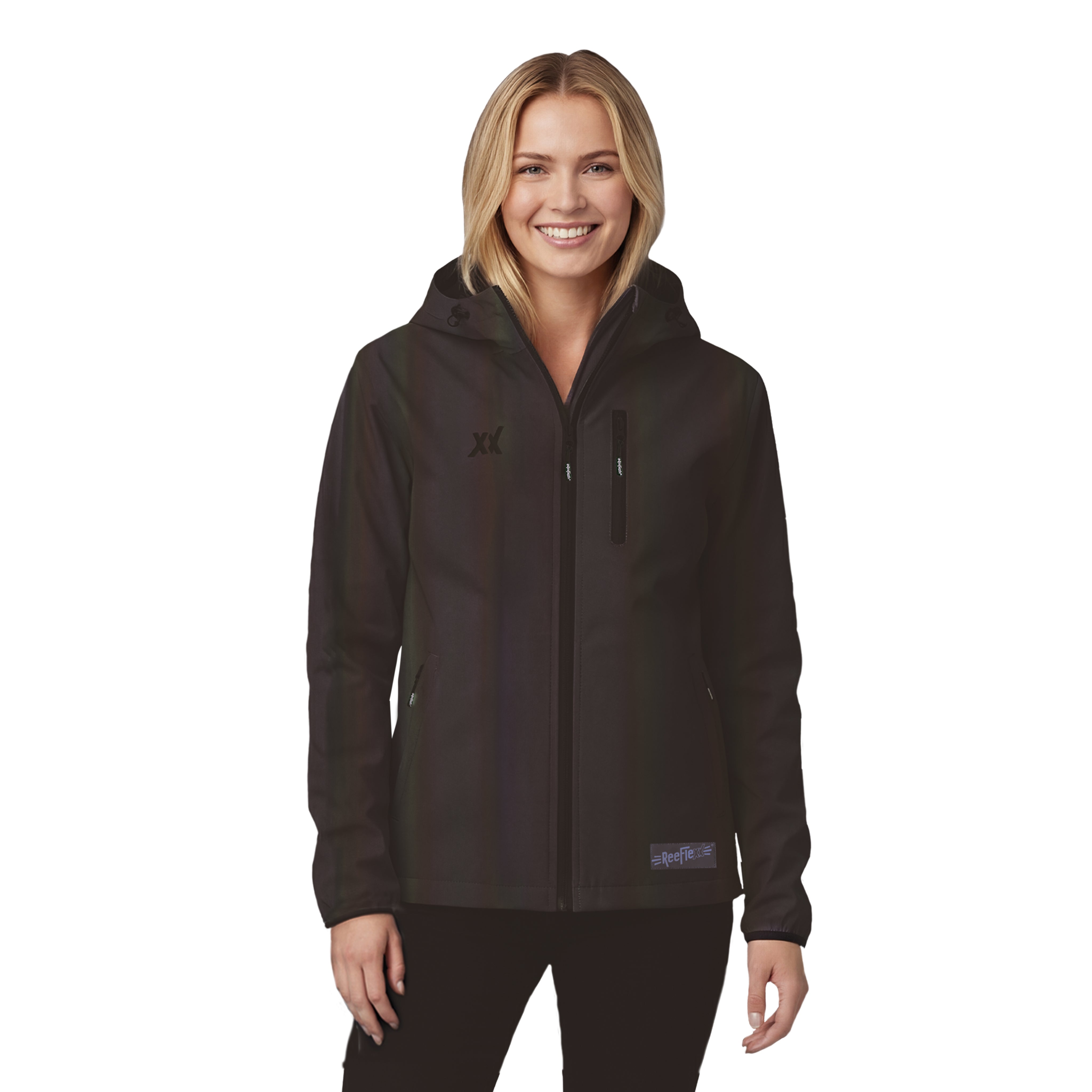 "Black Rainbow" vollreflektierende Jacke  - Ladies