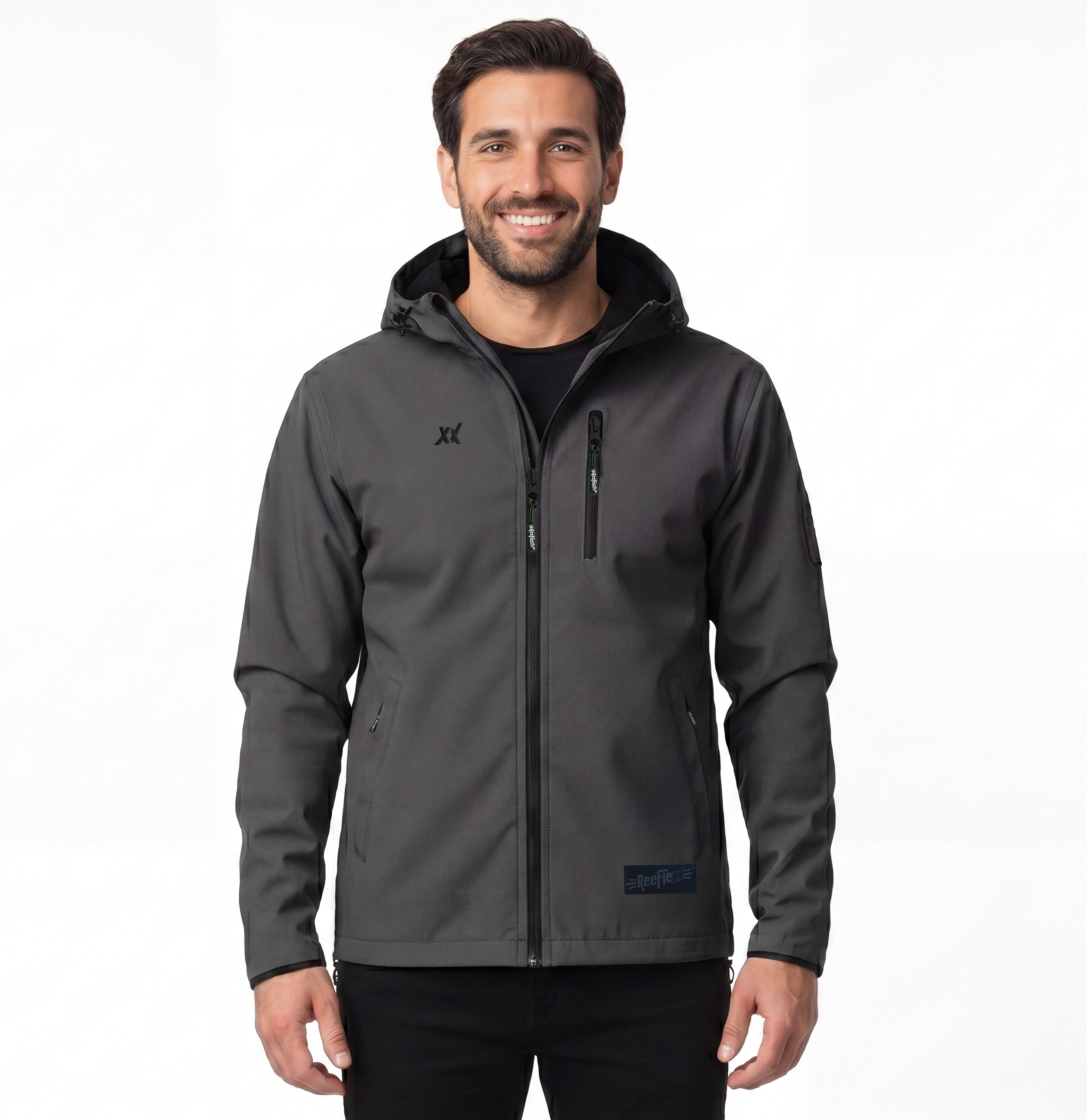 "Anthracite Glow" vollreflektierende Jacke  - Men