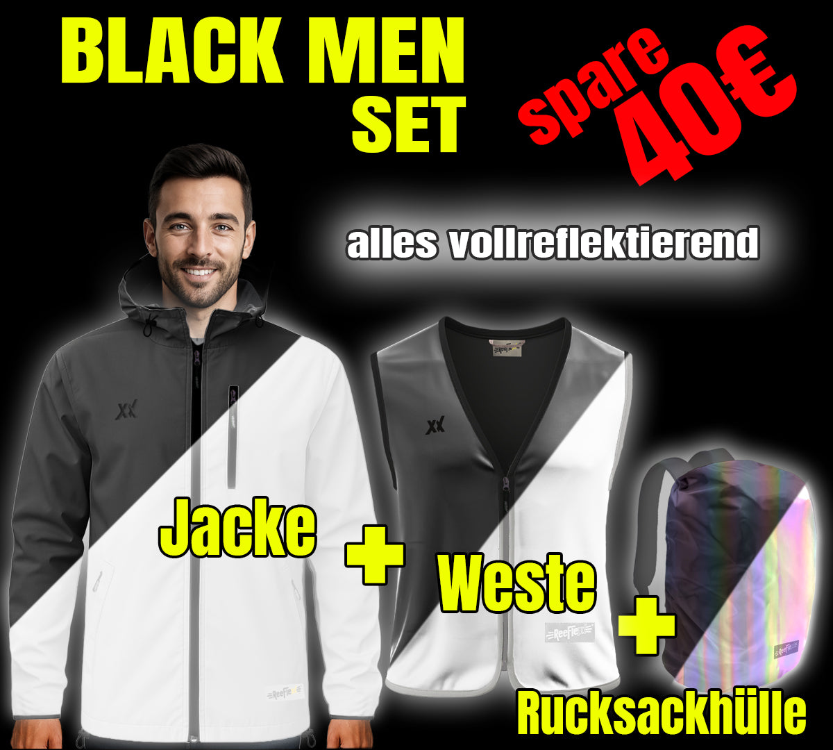 Mega Set Black Men