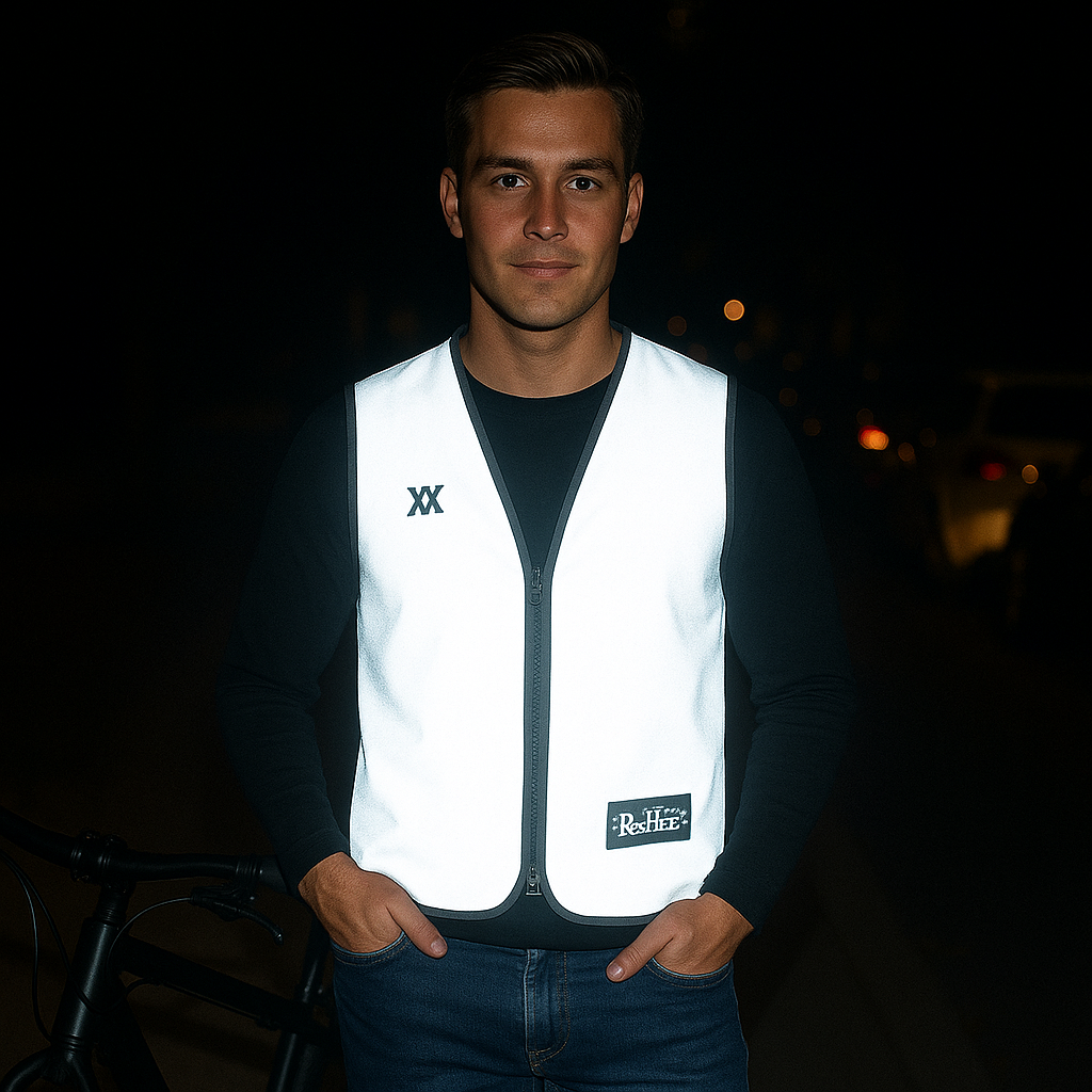 Anthracite Glow - Herrenwarnweste