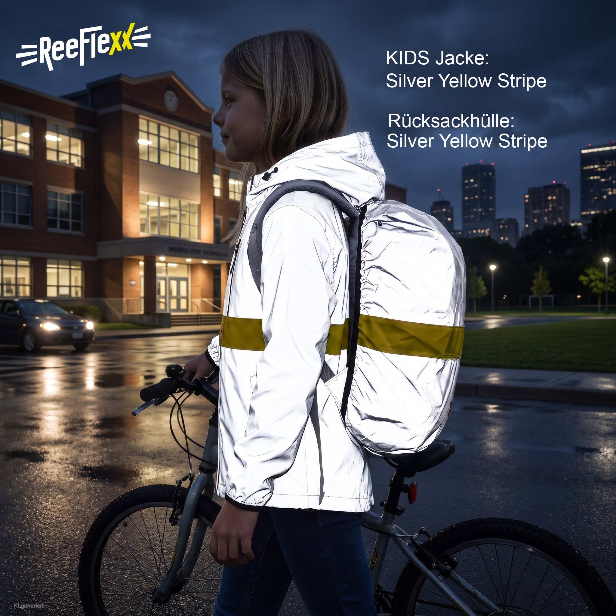 Silver Glow - Backpack-Cover - Size M