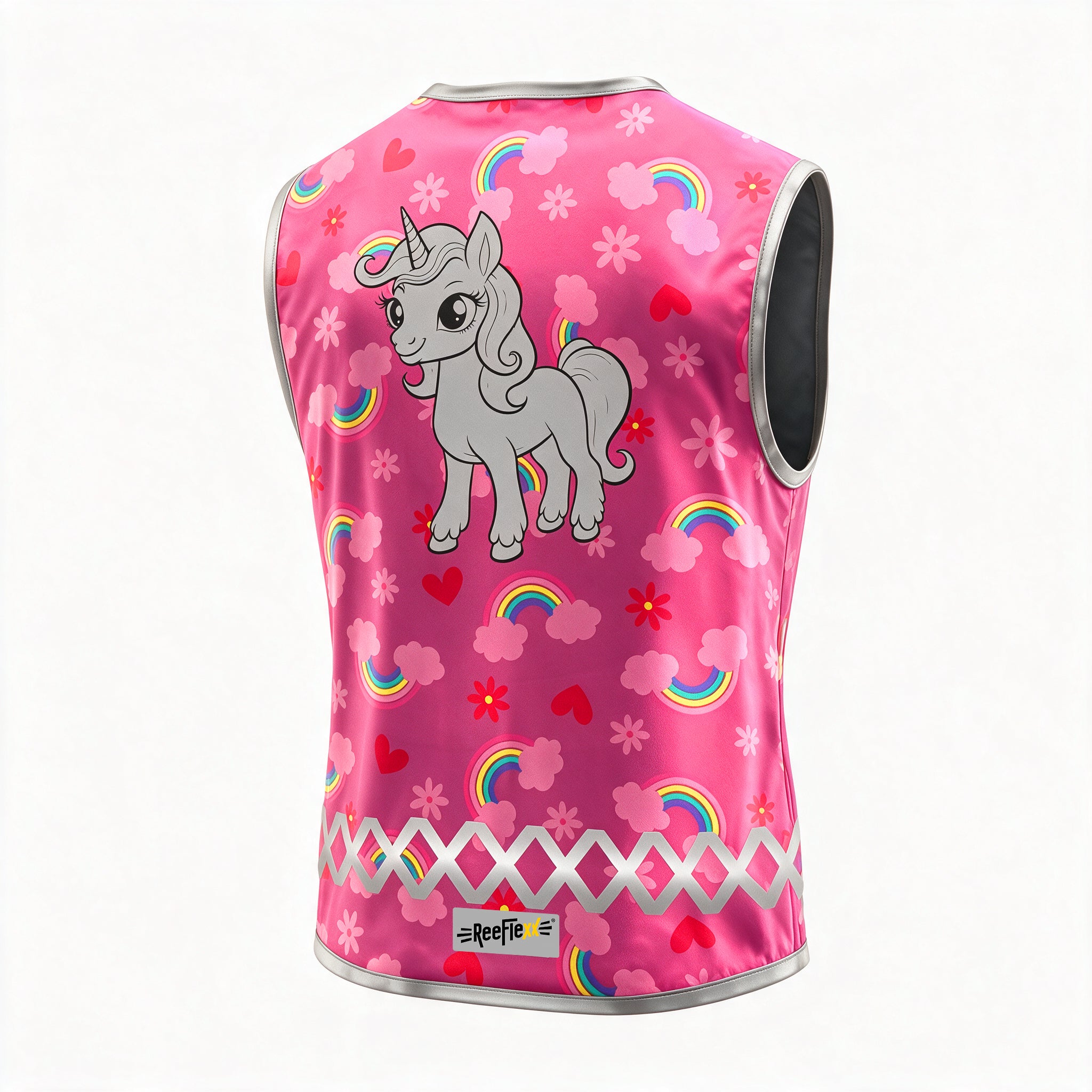 Pink Unicorn - Kinderwarnweste