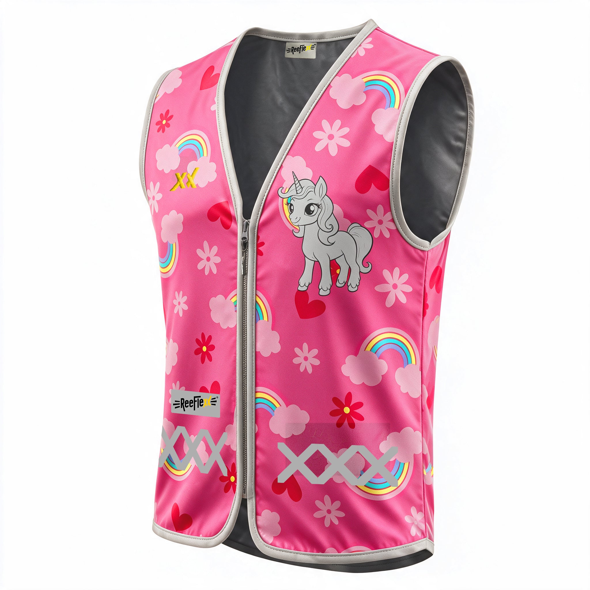 Pink Unicorn - Kinderwarnweste