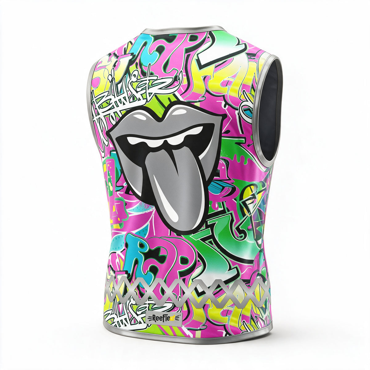 Graffiti Tongue - Kinderwarnweste
