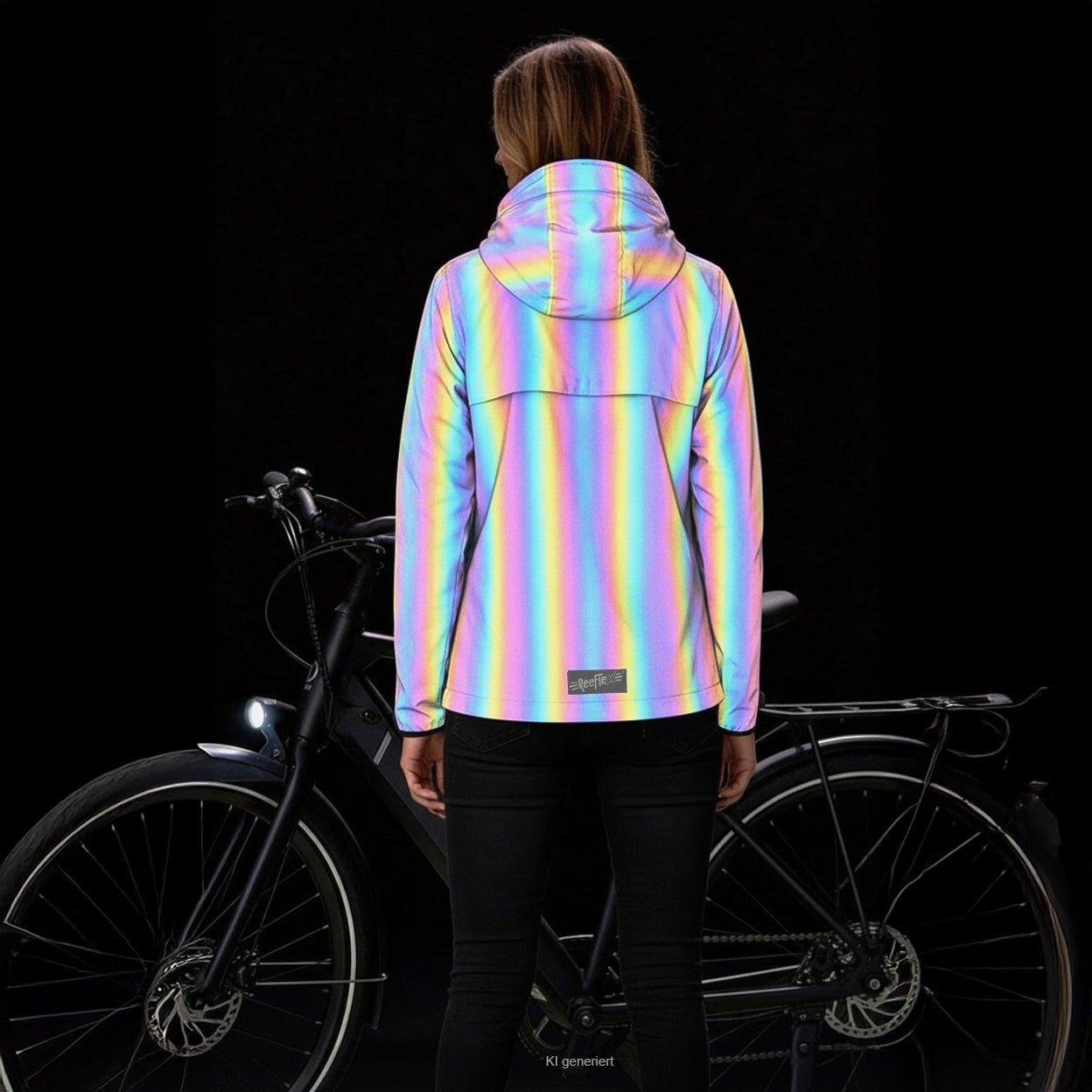 Black Rainbow Jacket - Ladies