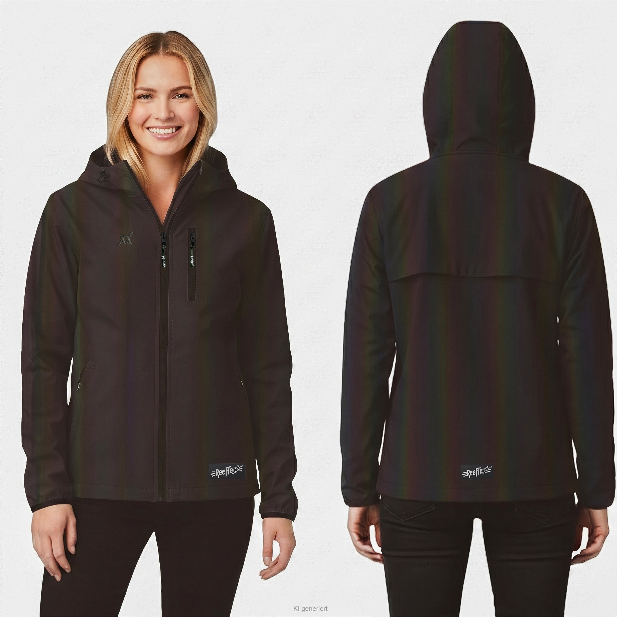 Black Rainbow Jacket - Ladies