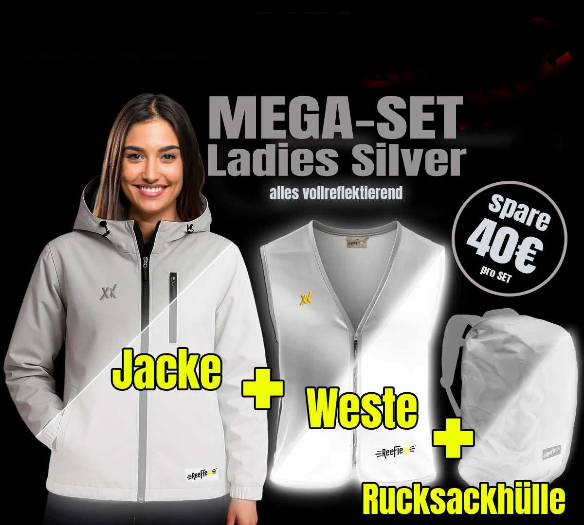 MEGA SET Ladies Silver