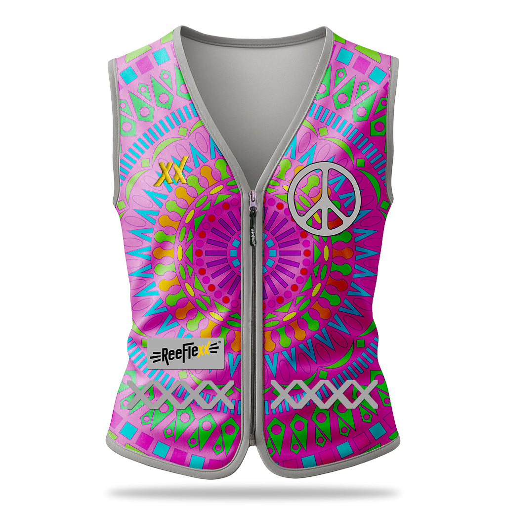 Pink Mandala - Damenwarnweste