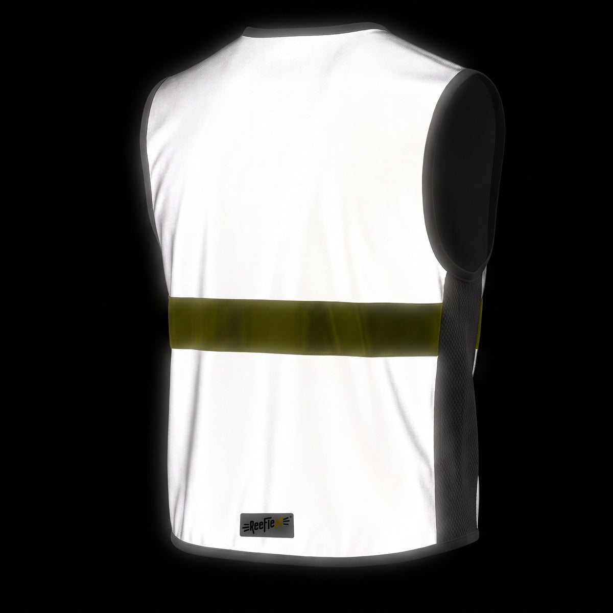 Silver Yellow Stripe Kids - Kinderwarnweste