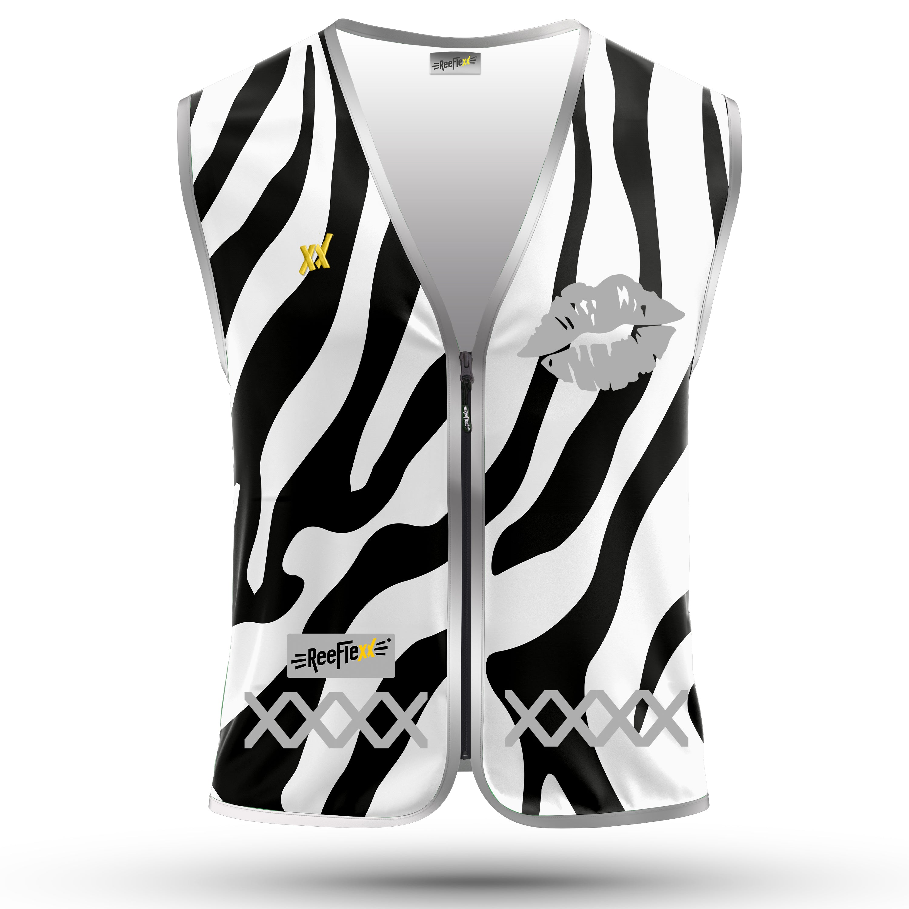 Wild Zebra Kiss - Damenwarnweste