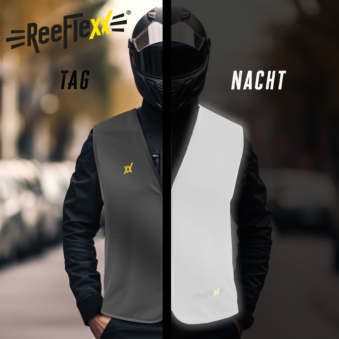 Anthracite Glow - Herrenwarnweste