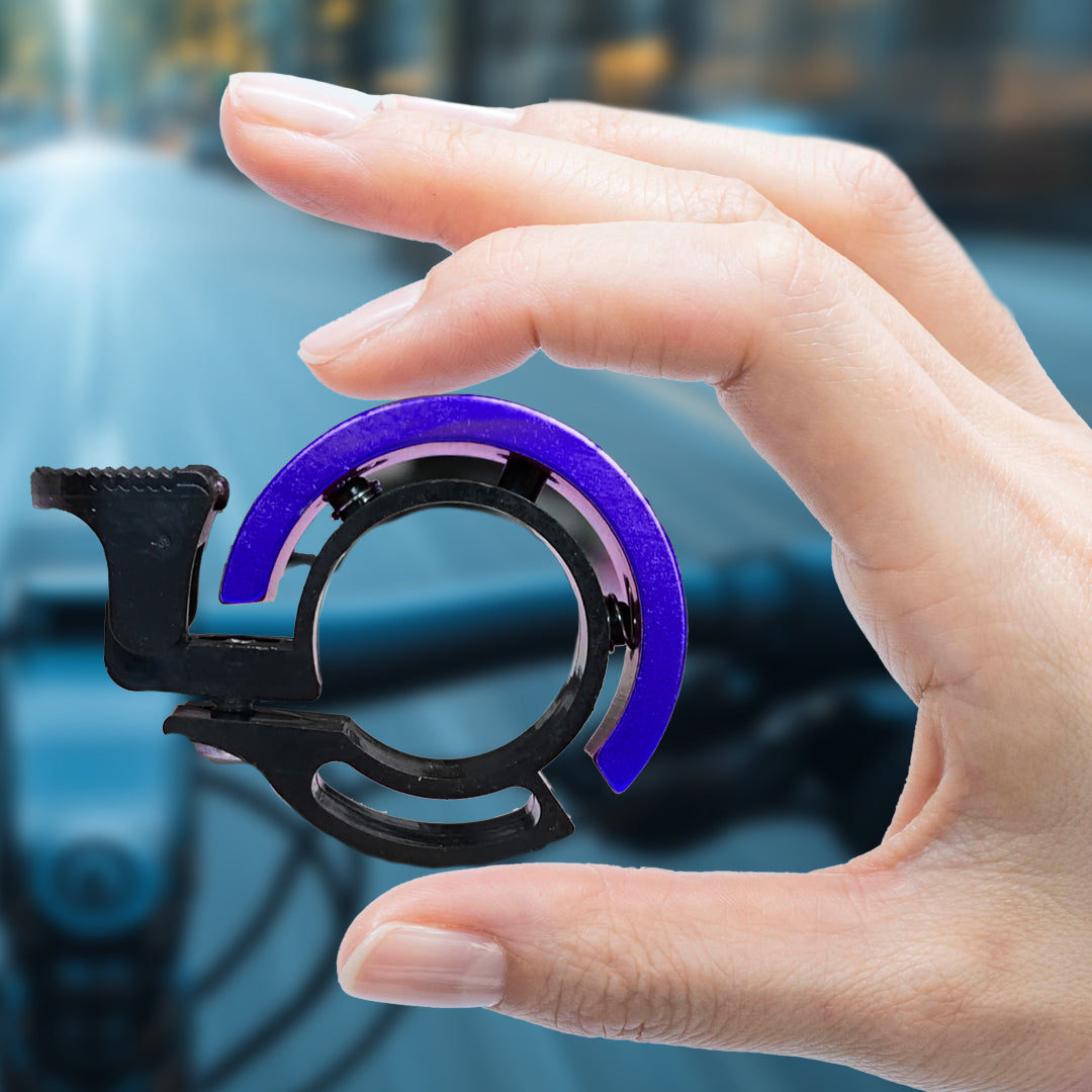 Fahrradklingel Glocke Aluminium blue