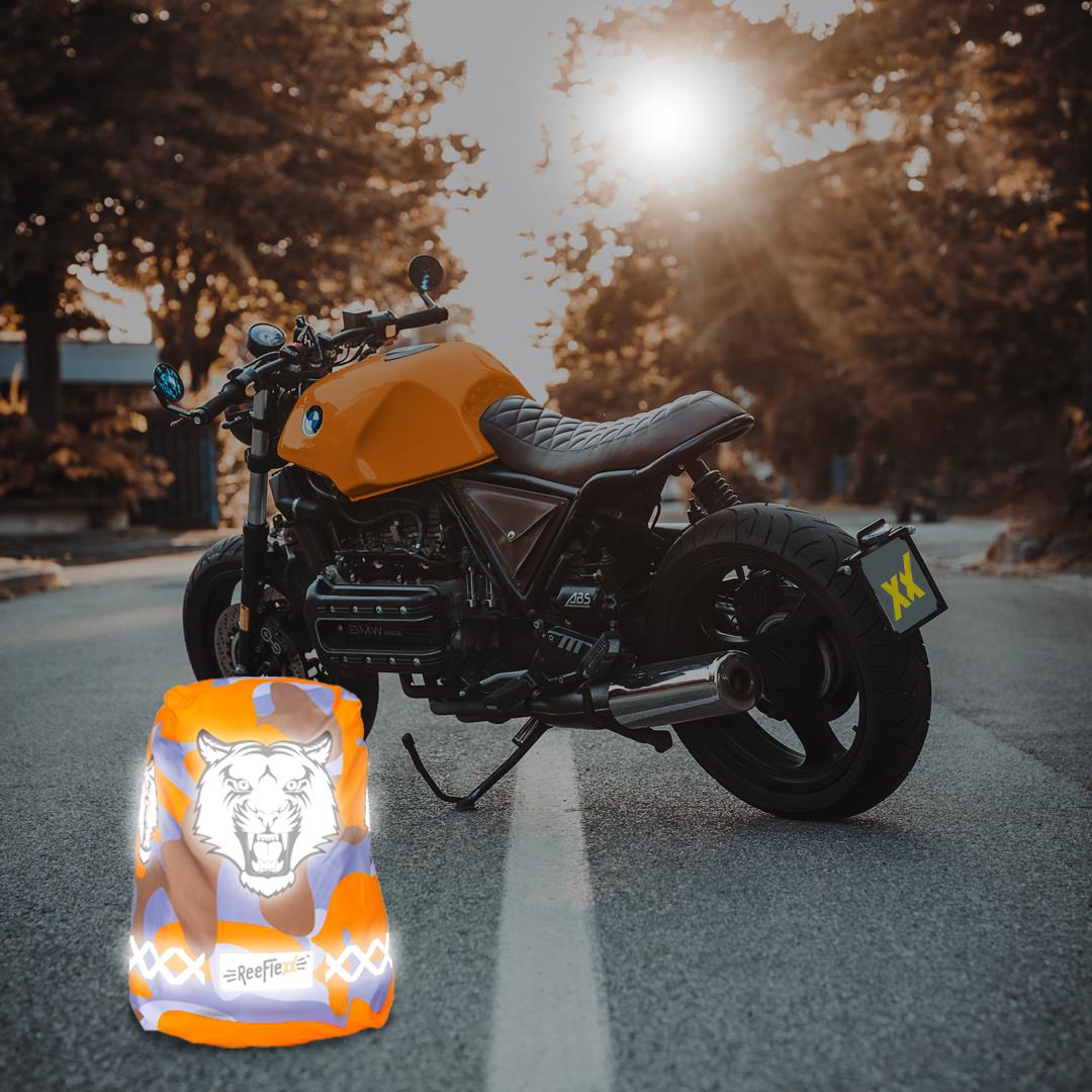 Orange Camou Tiger - Cover - Größe M