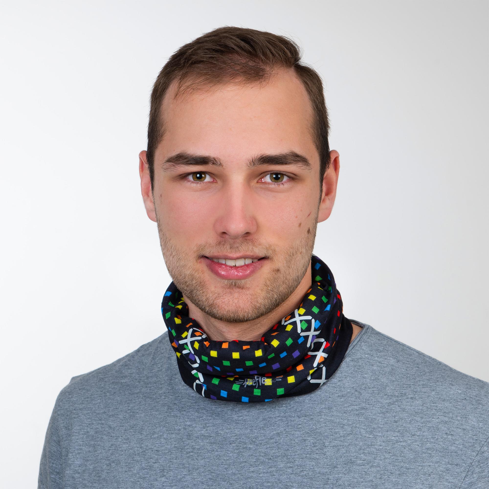 Colour Squares Loop - Erwachsene