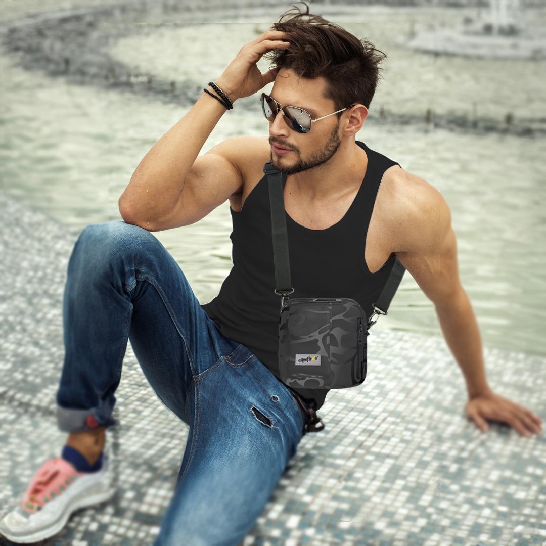 Cross Bag - Double Black Camou