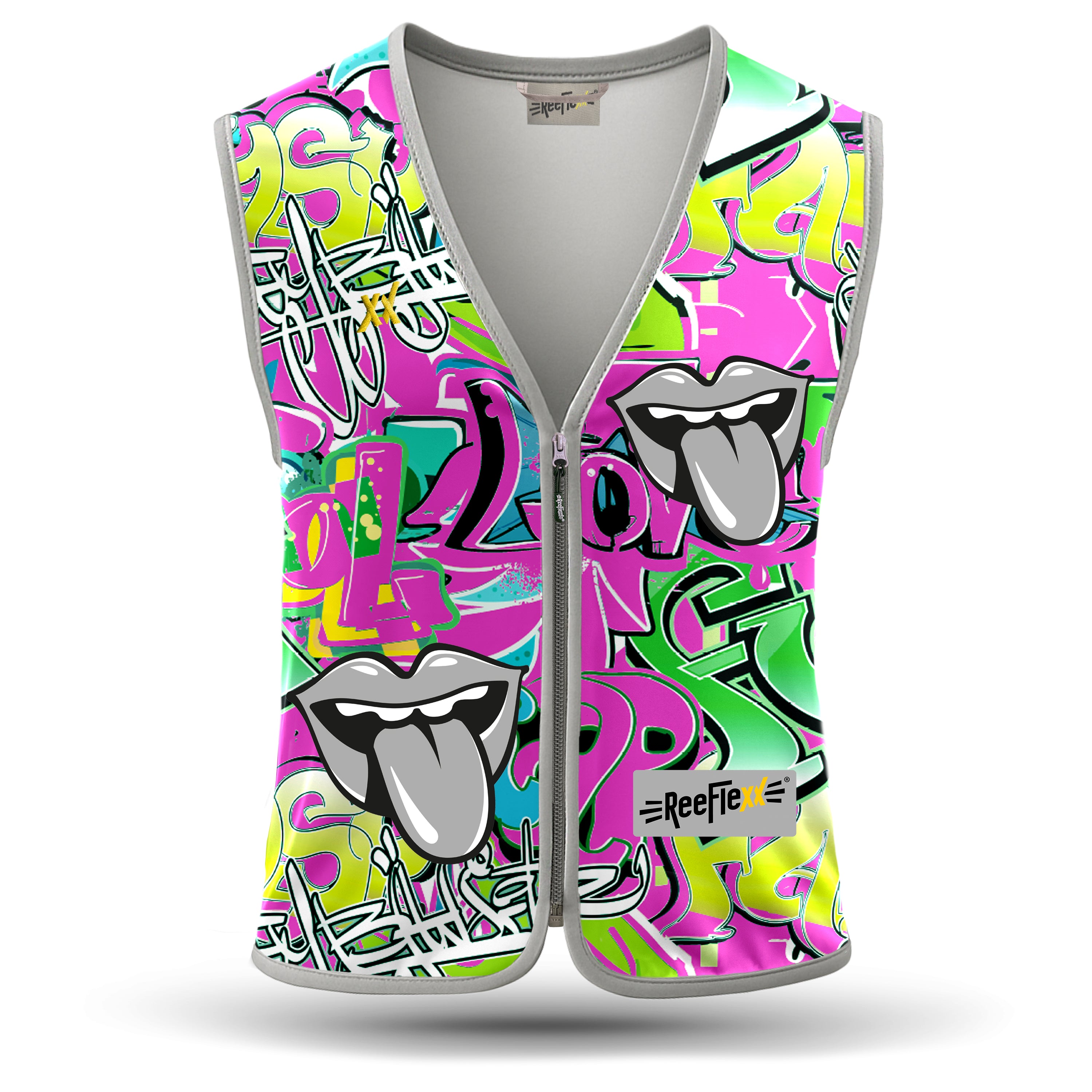 Graffiti Tongue - Kinderwarnweste
