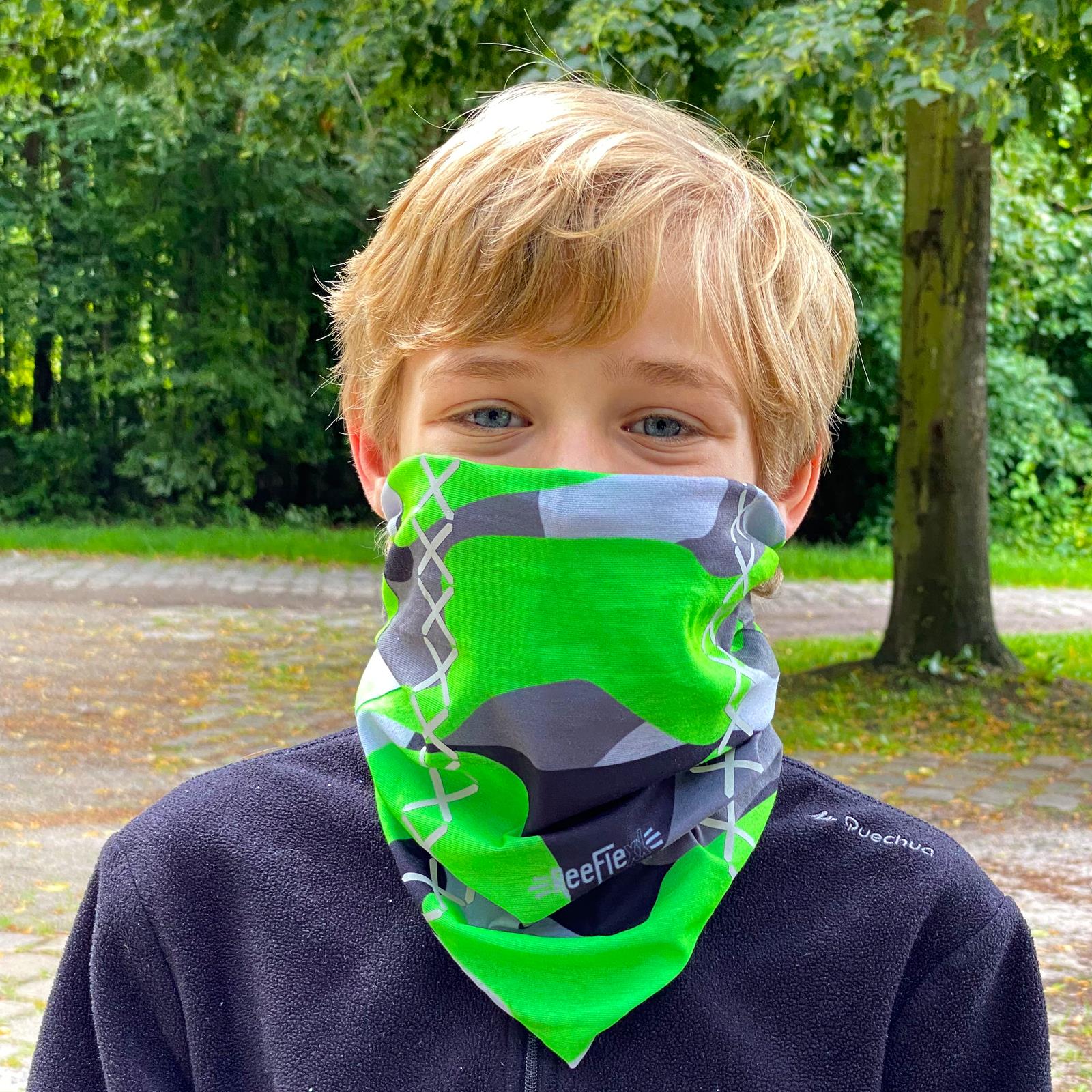 Green Camou Loop - Kids